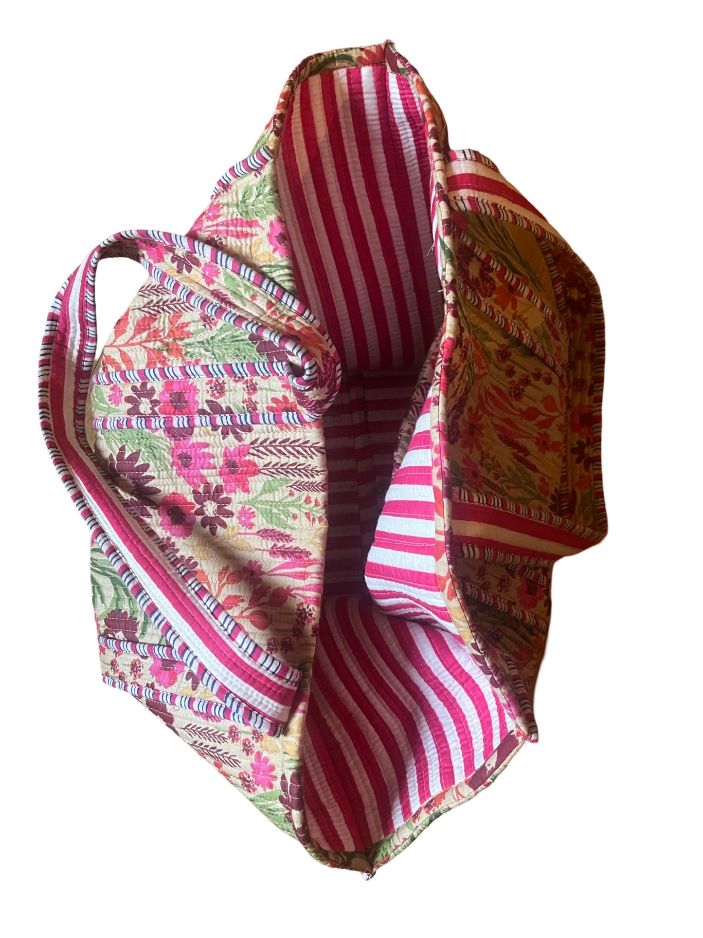 Oversized Wild Flower Tote Bag
