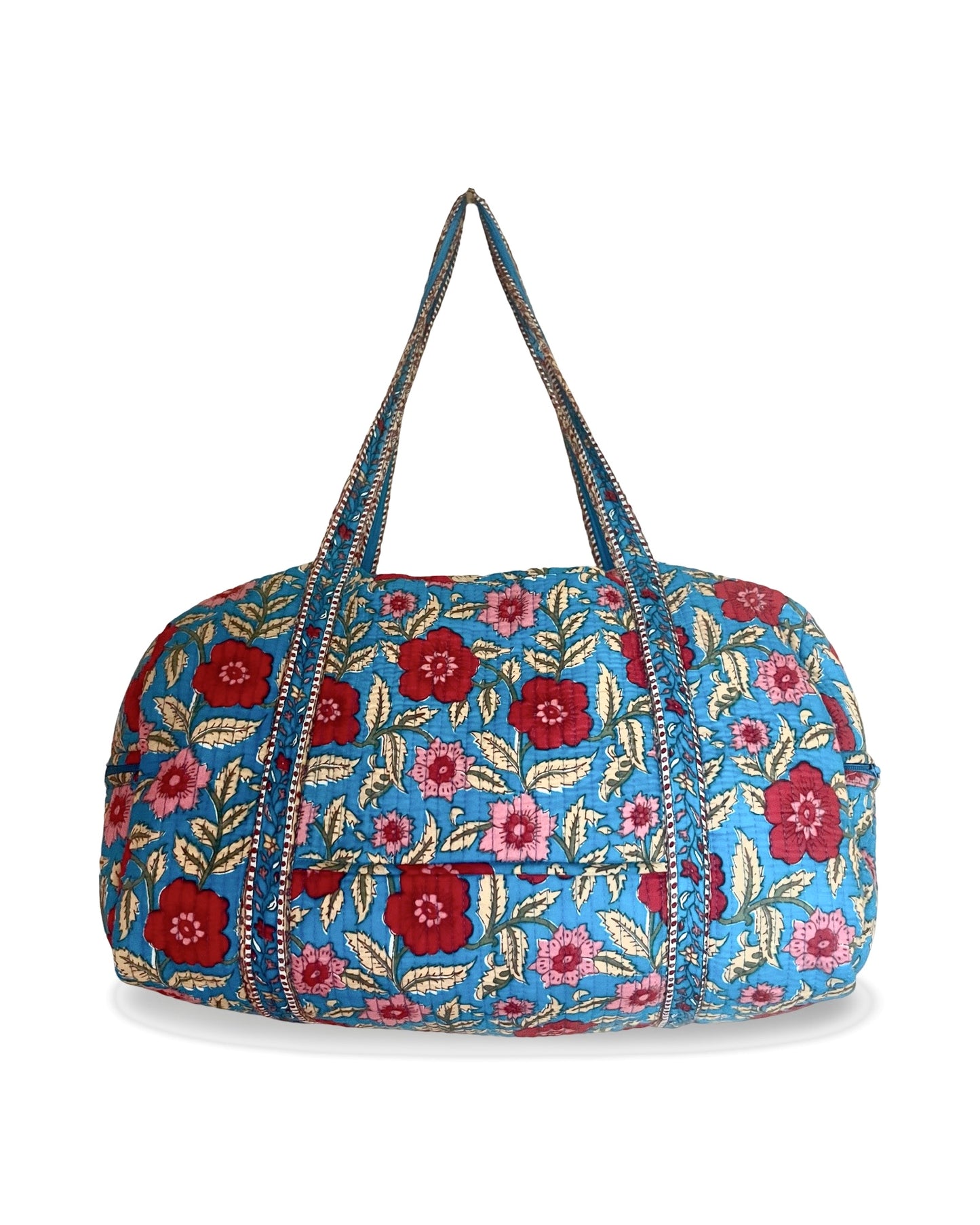 Blue Delphinium Weekend Duffle Bag