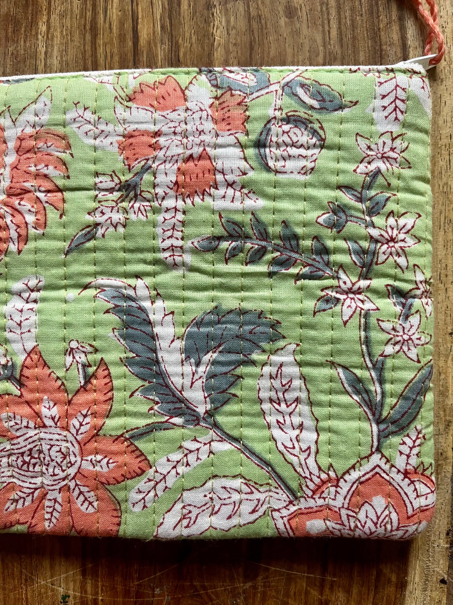 Jasmin Block Print Pouch