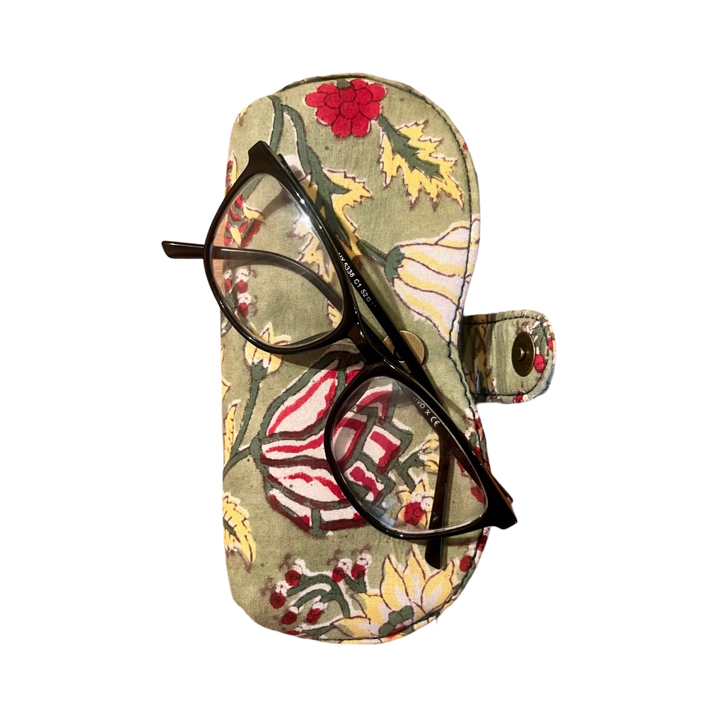 Winter Berries Velvet Lined Glasses Case