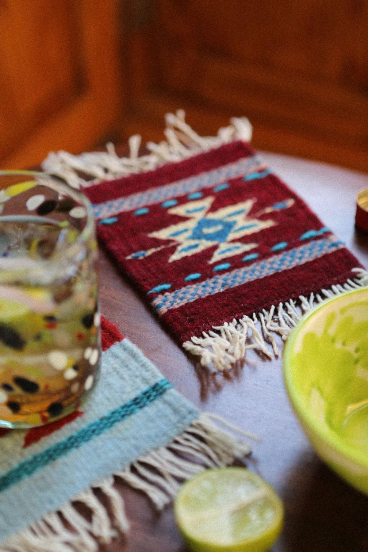 Cranberry Sky Coasters Coasters Coaster Set
