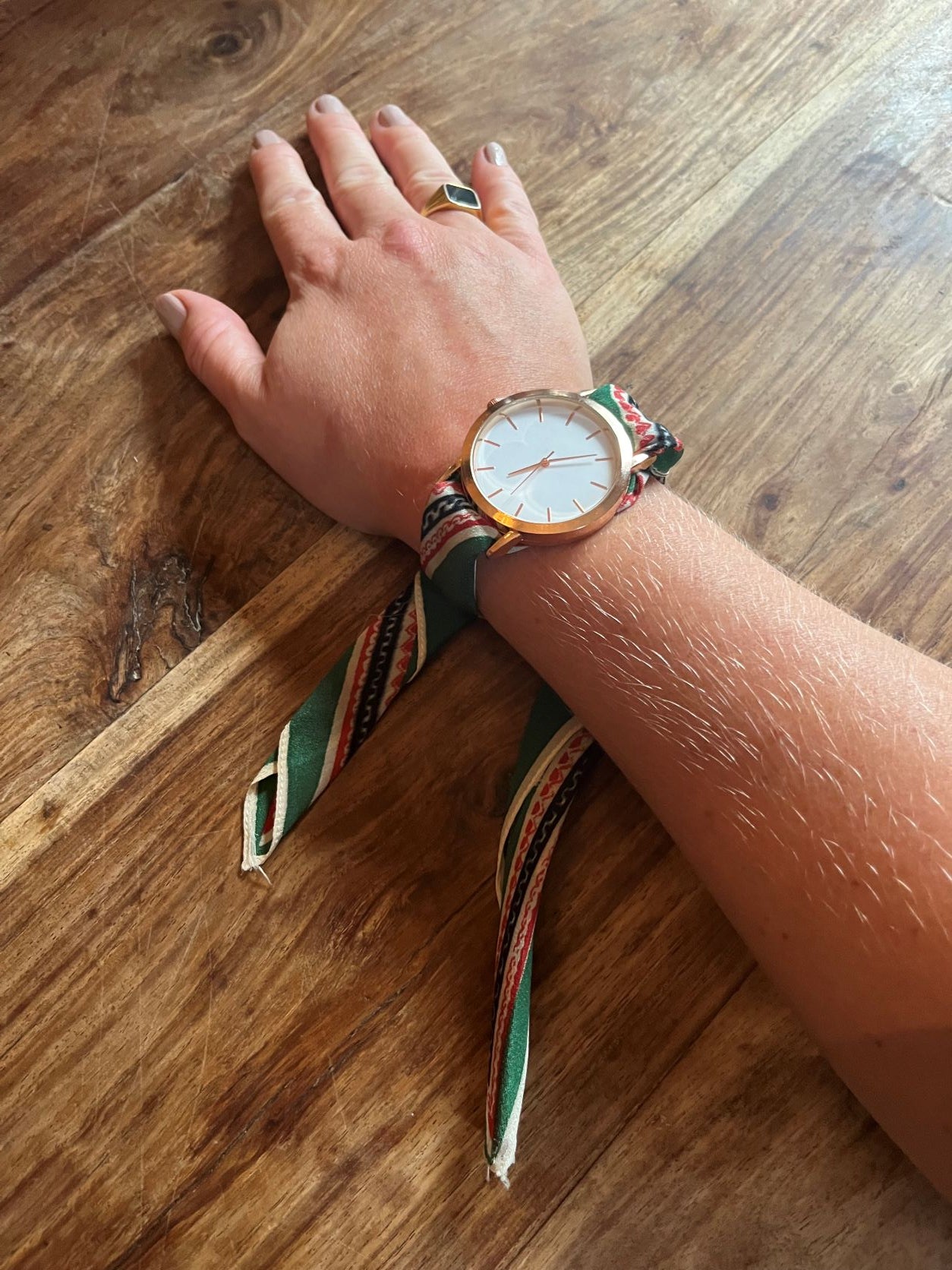 Vintage Silk Ribbon Watch