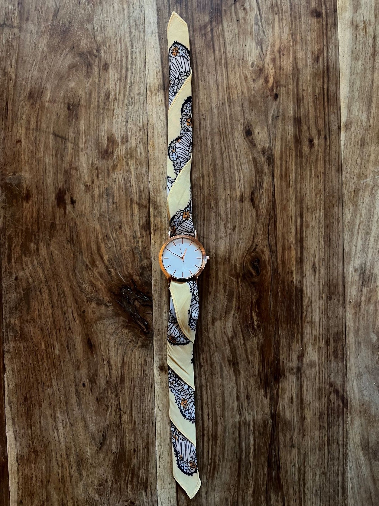 Vintage Silk Ribbon Watch