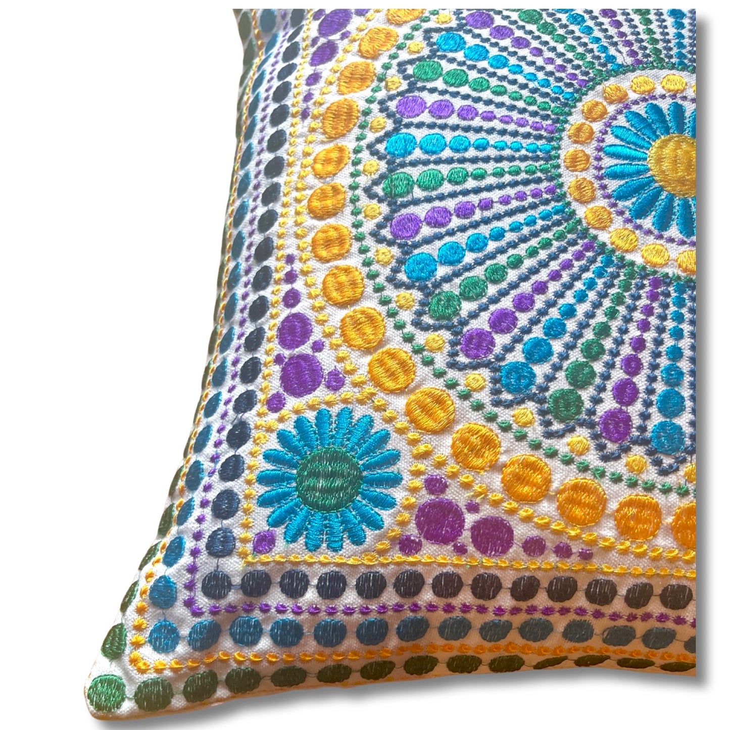 Embroidered Suzani Cushion Cover - Faiground