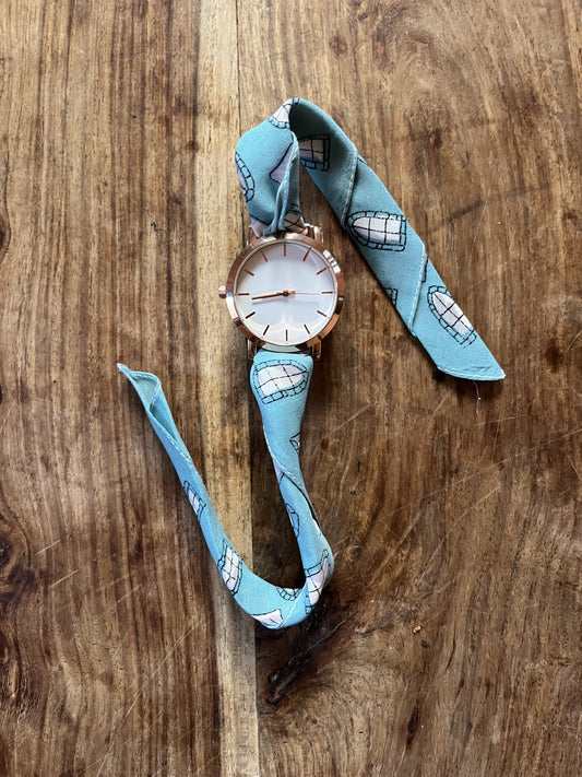 Vintage Silk Ribbon Watch