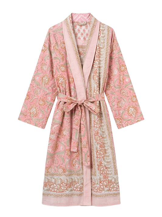 Peony Blush Dressing Gown