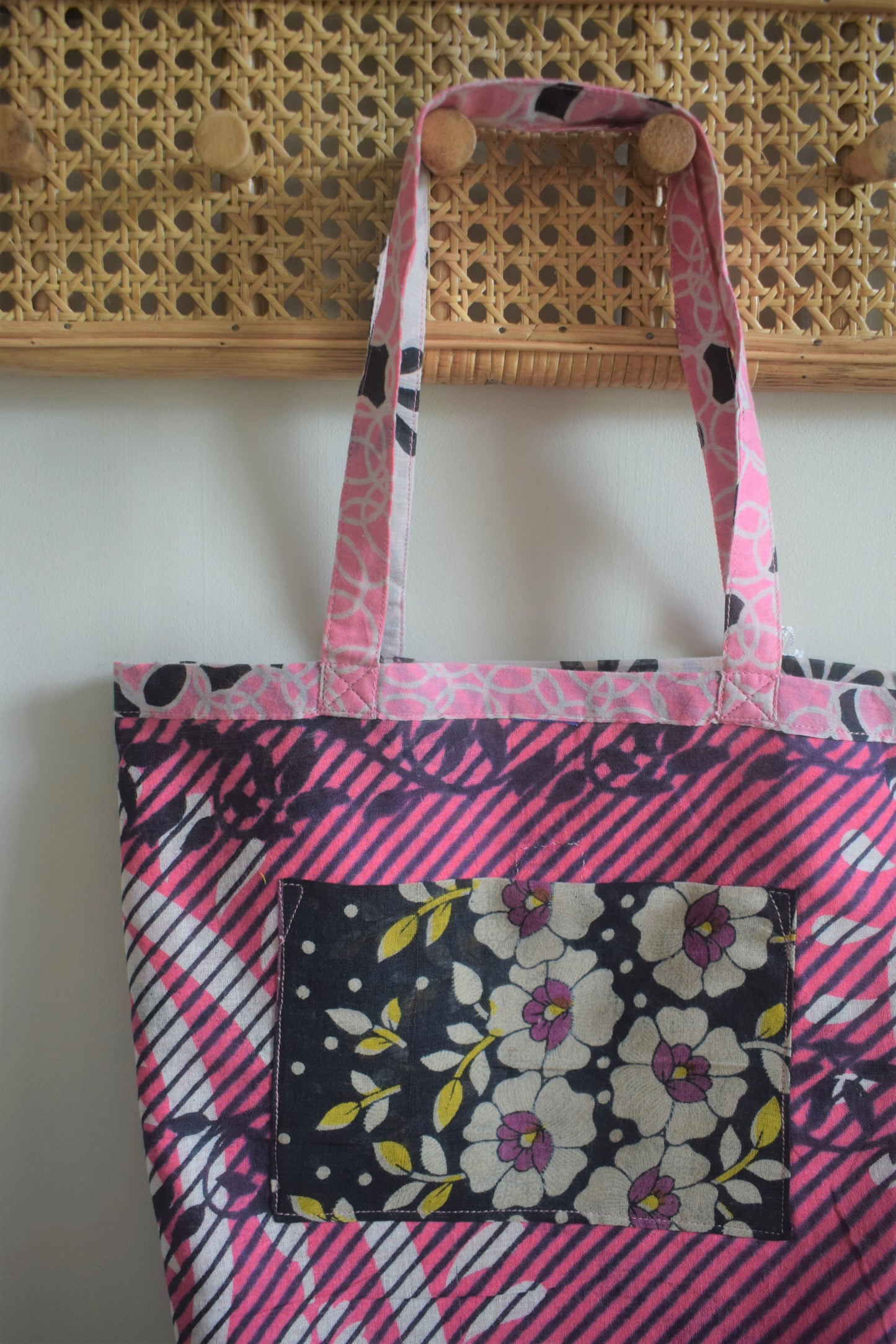 Vintage Sari Tote Bag