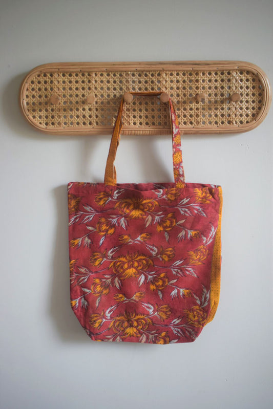 Vintage Sari Tote Bag