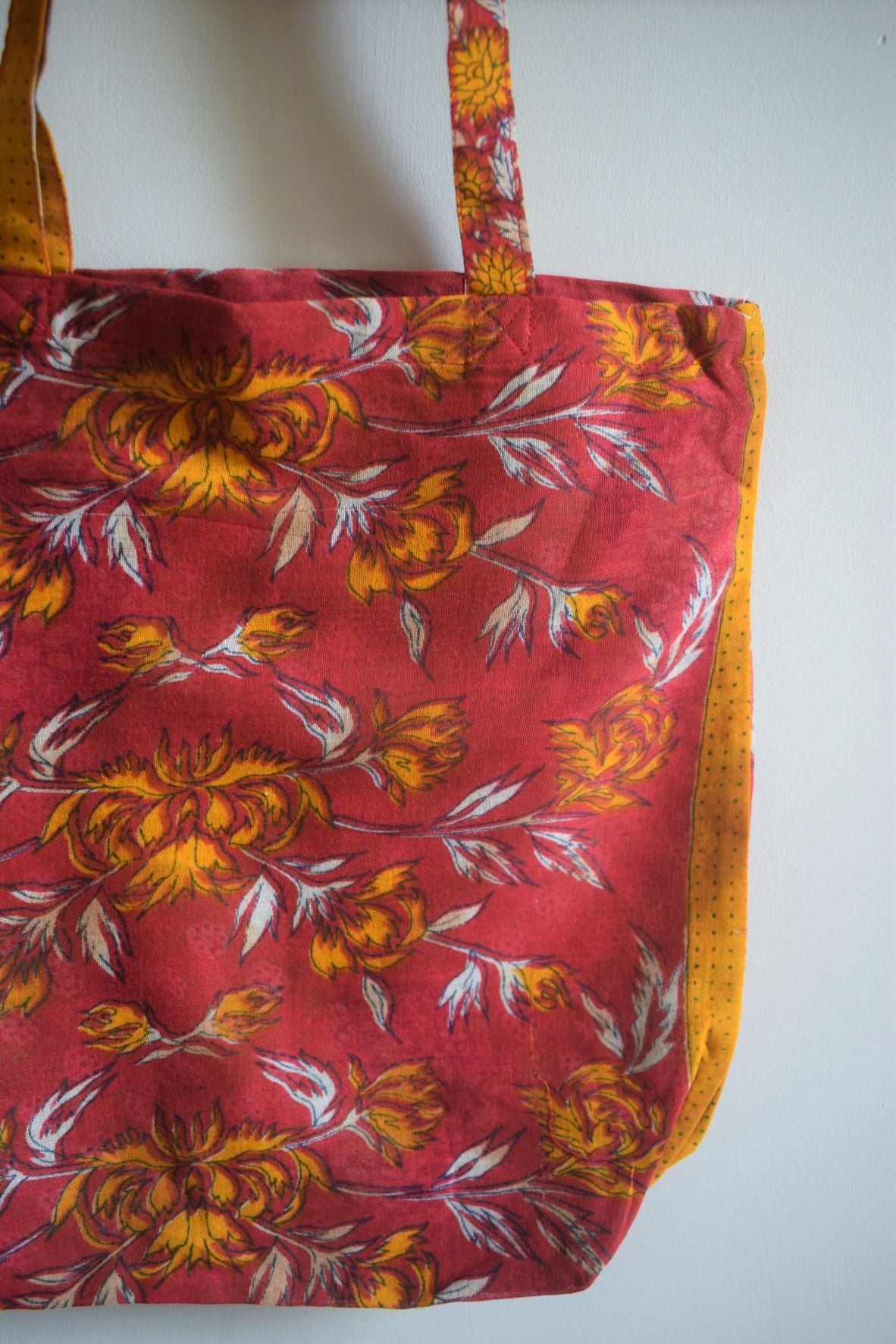 Vintage Sari Tote Bag