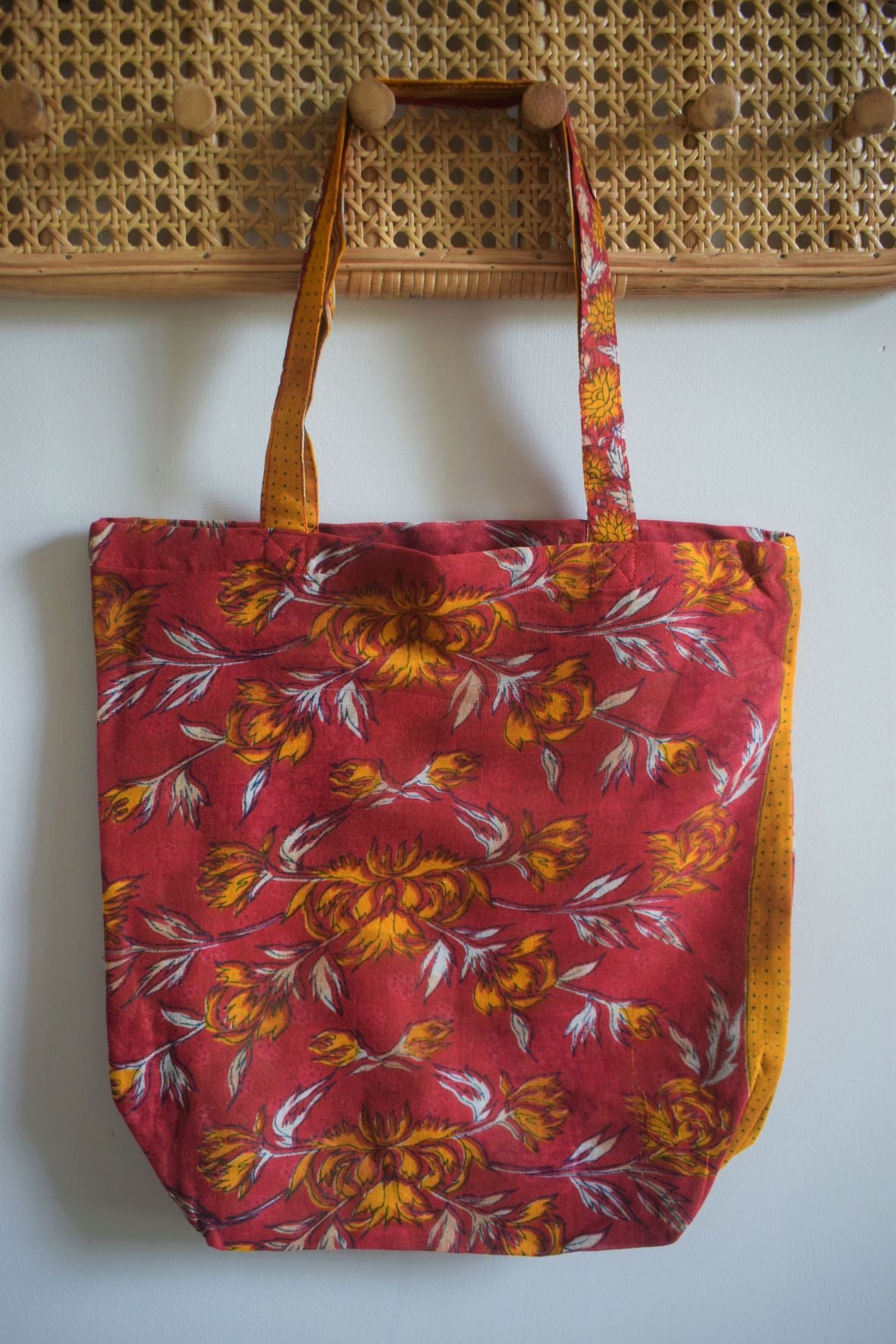 Vintage Sari Tote Bag