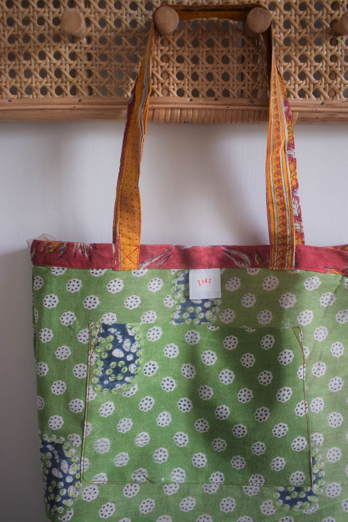 Vintage Sari Tote Bag