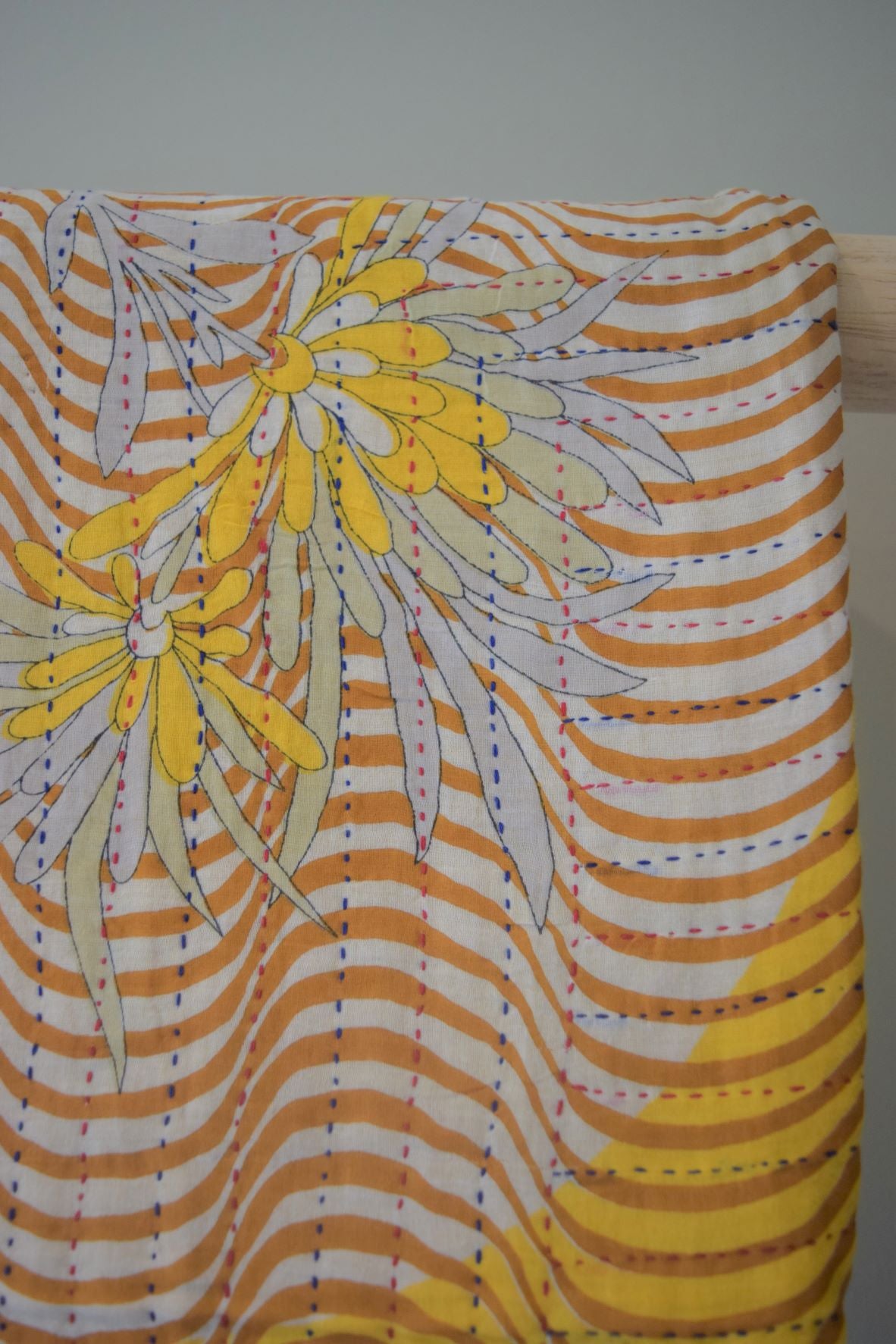 Unique cotton sari baby blanket - 4