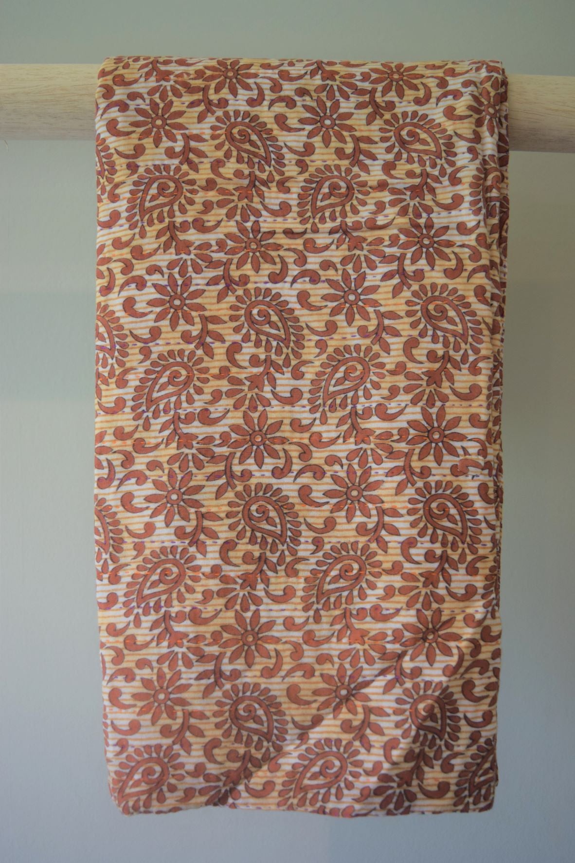 Unique cotton sari baby blanket - 1