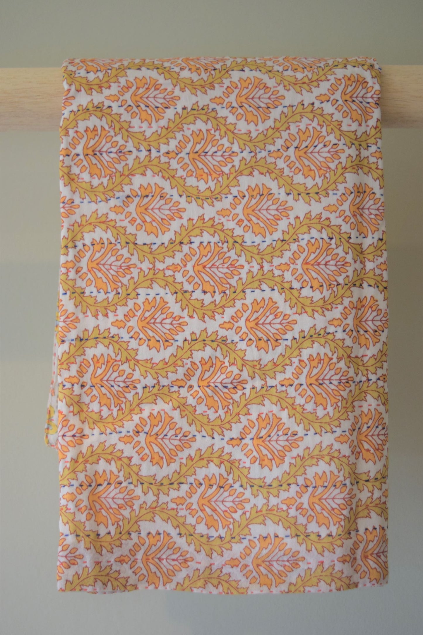 Unique cotton sari baby blanket - 0