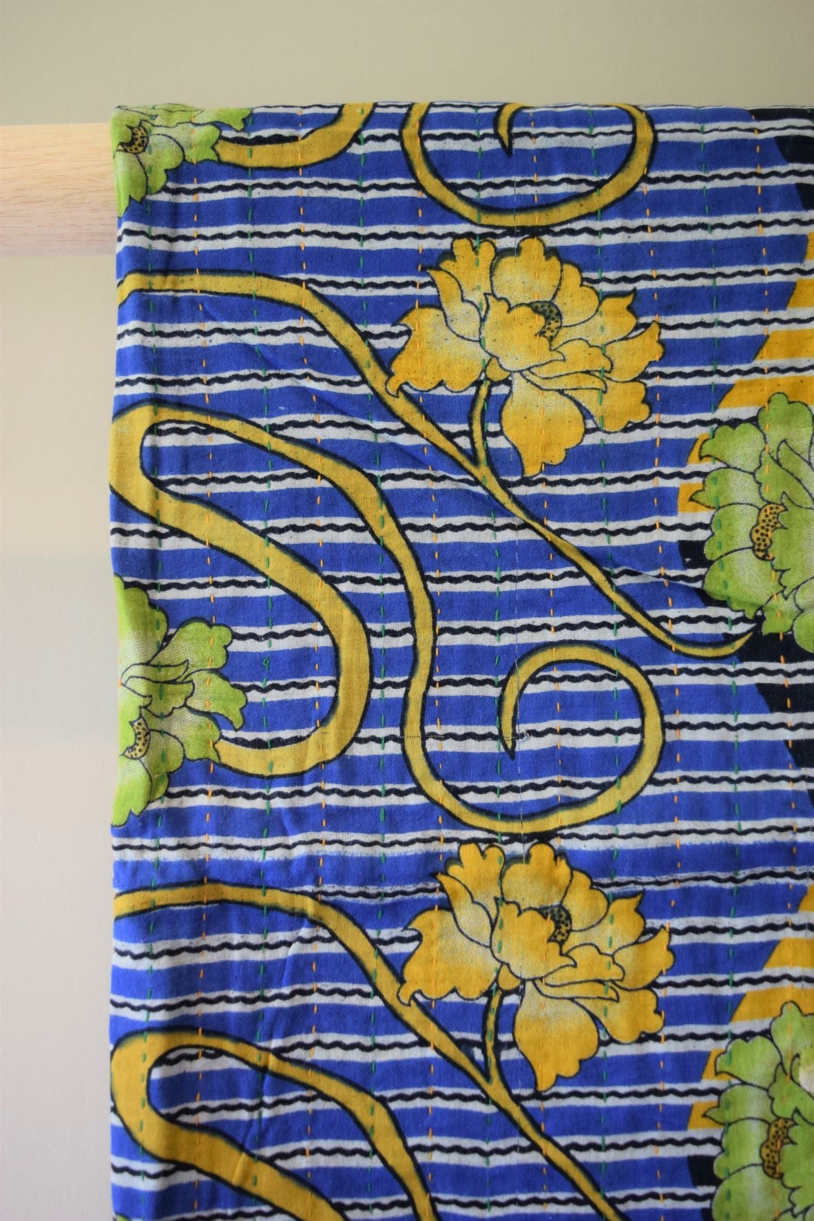 Vintage cotton sari scarves - 4