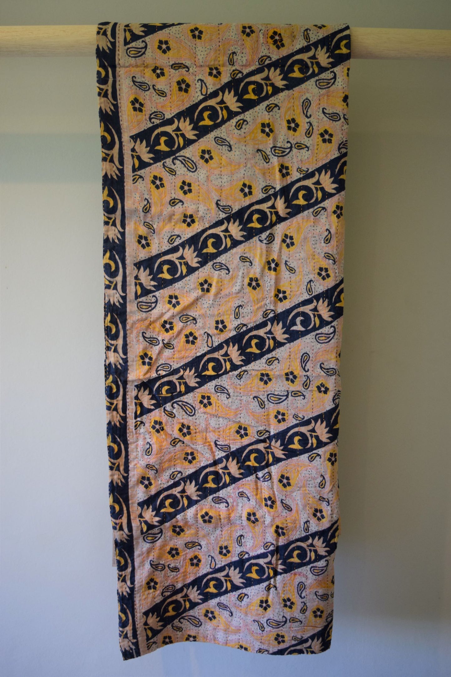 Vintage cotton sari scarves - 4