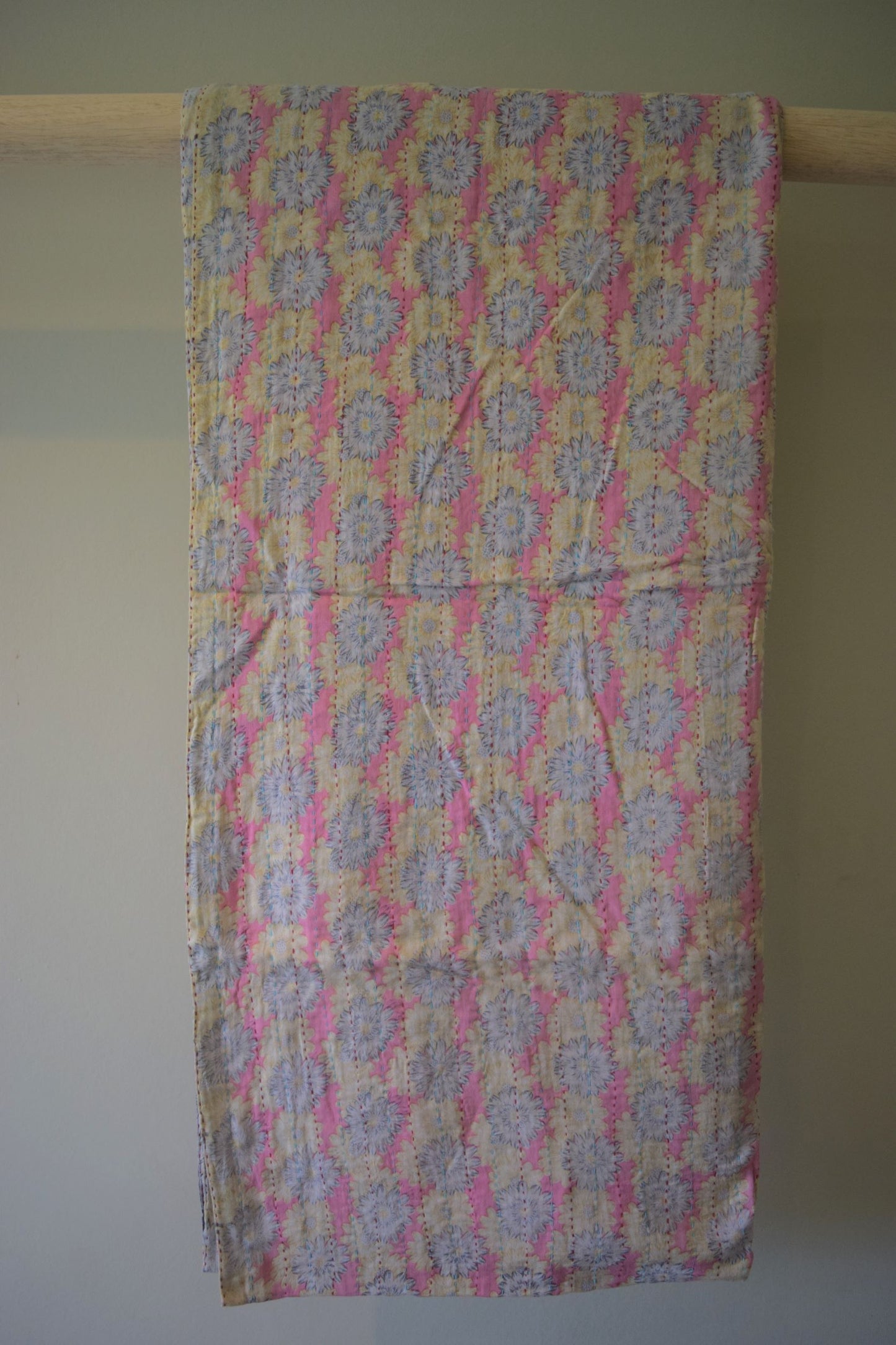 Vintage cotton sari scarves - 3