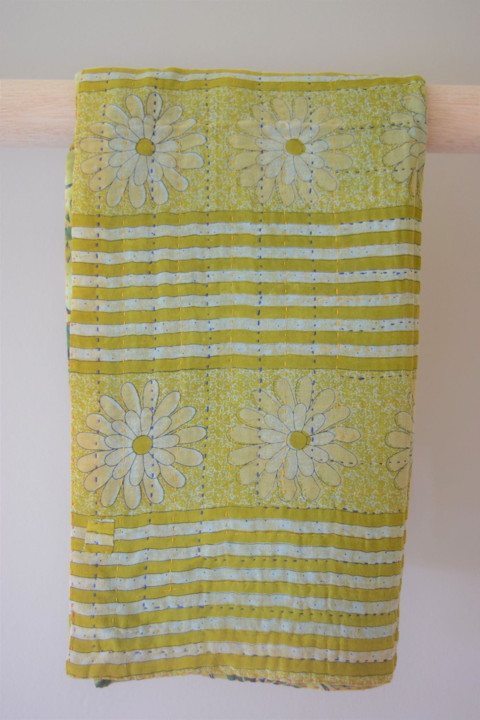 Unique cotton sari baby blanket - 0