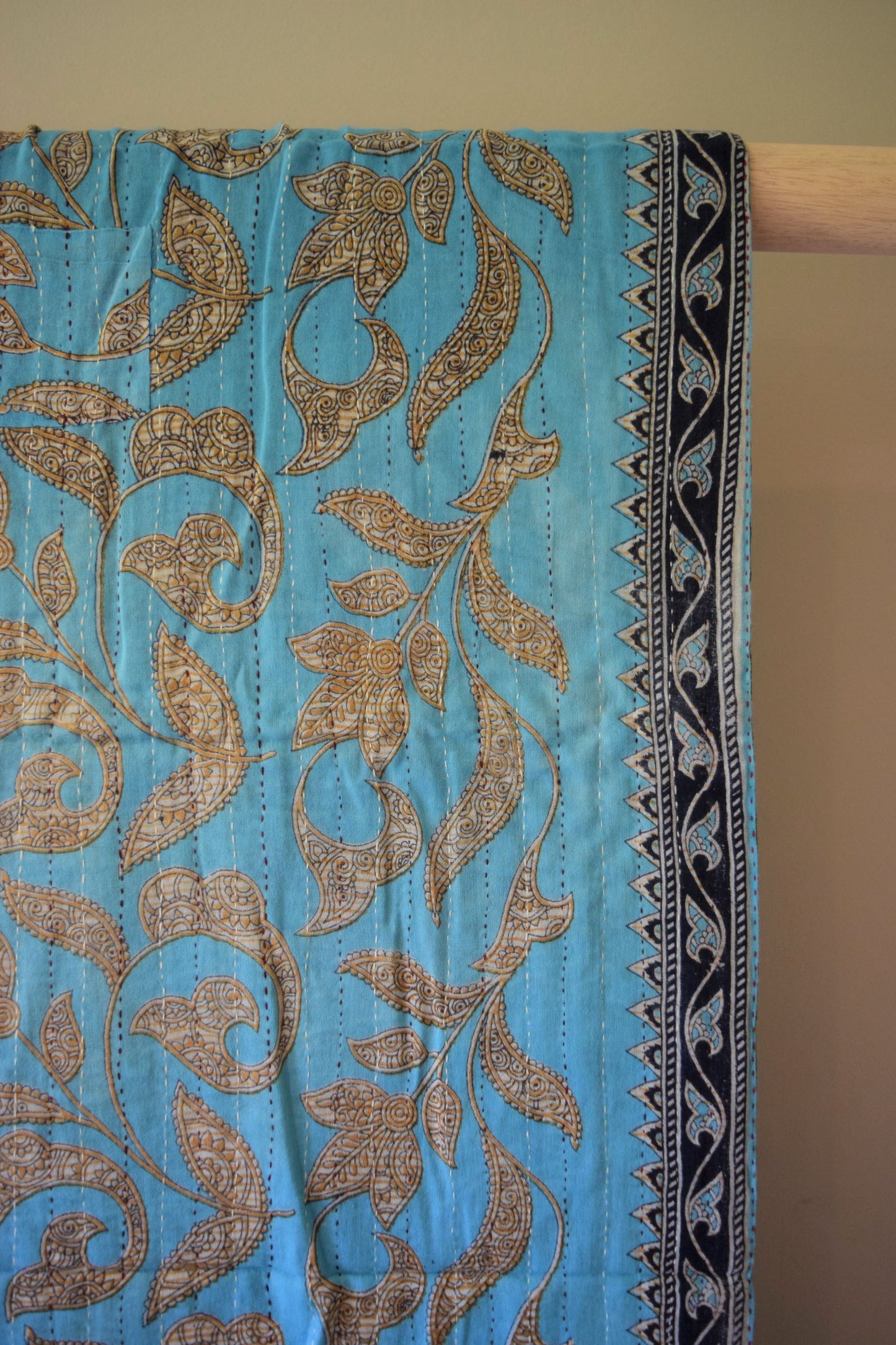 Vintage cotton sari scarves - 2