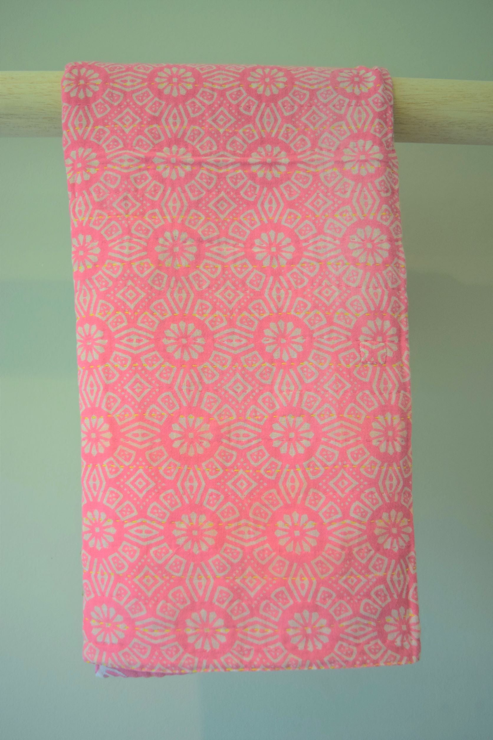 Unique cotton sari baby blanket - 2