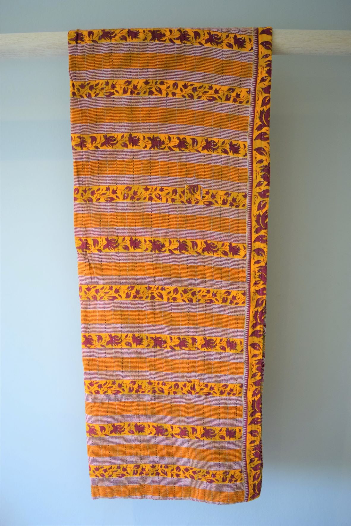 Vintage cotton sari scarves - 3