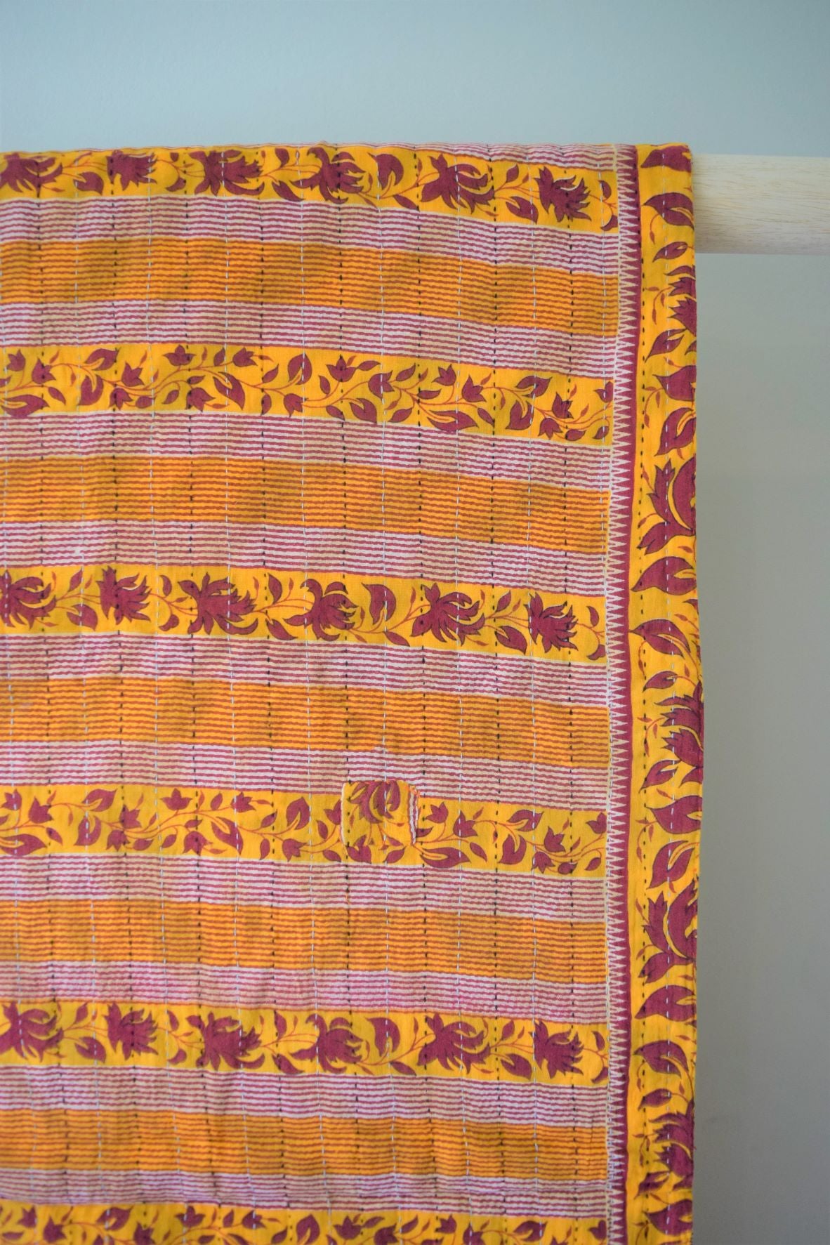 Vintage cotton sari scarves - 2