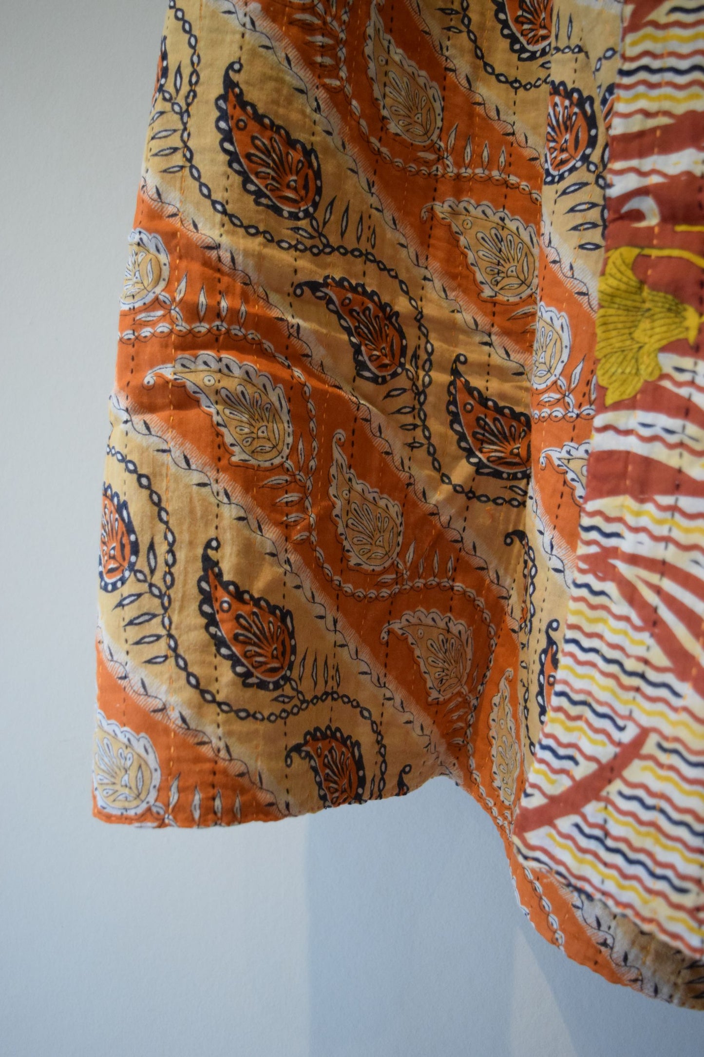 Vintage cotton sari scarves - 7