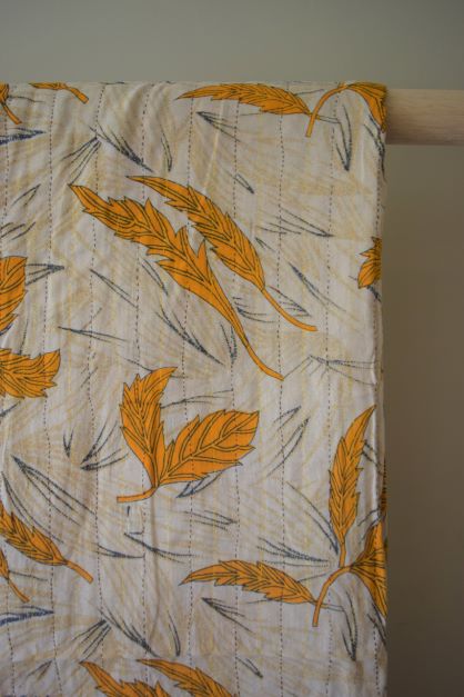 Vintage cotton sari scarves - 1