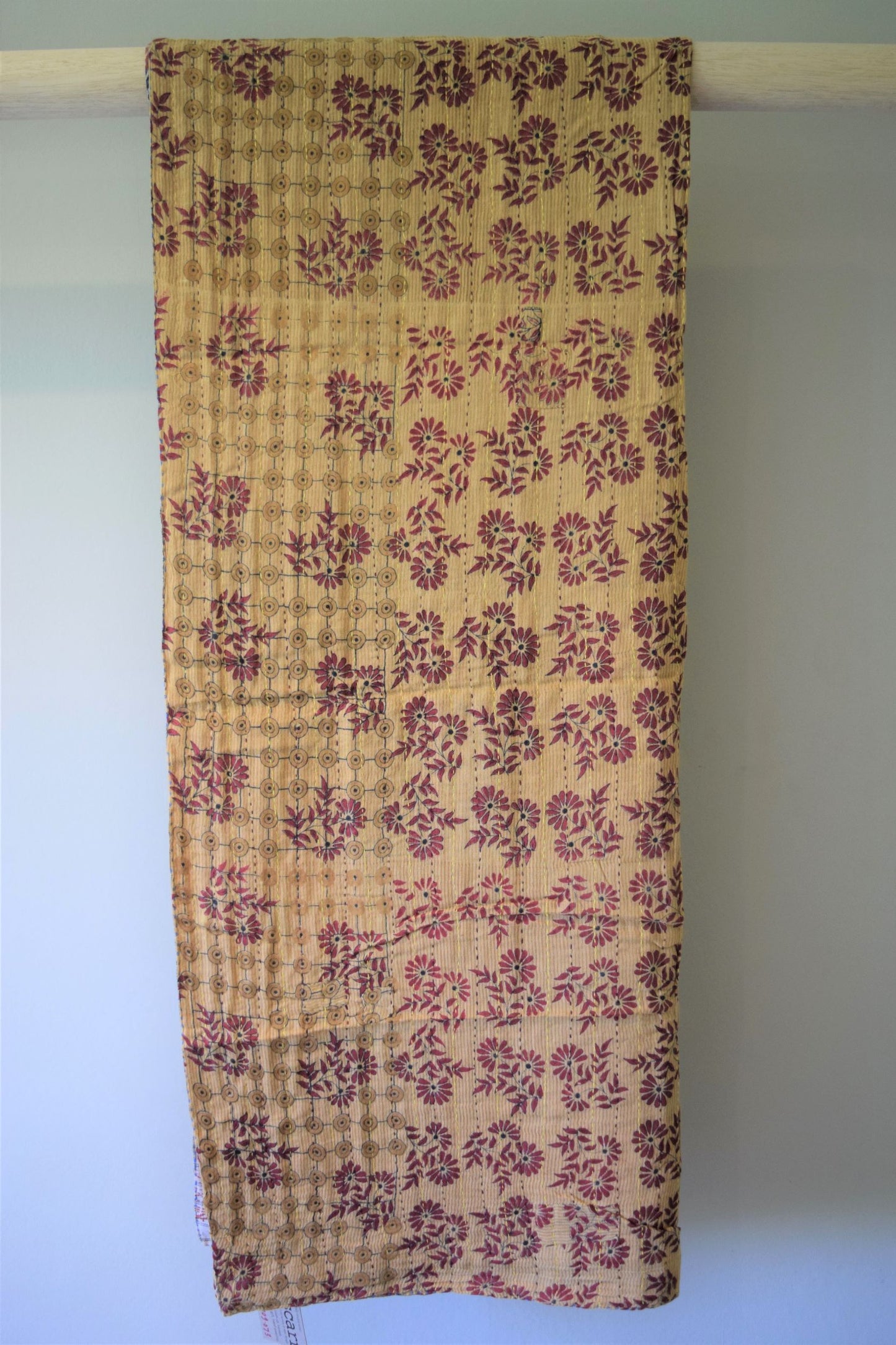 Vintage cotton sari scarves - 3