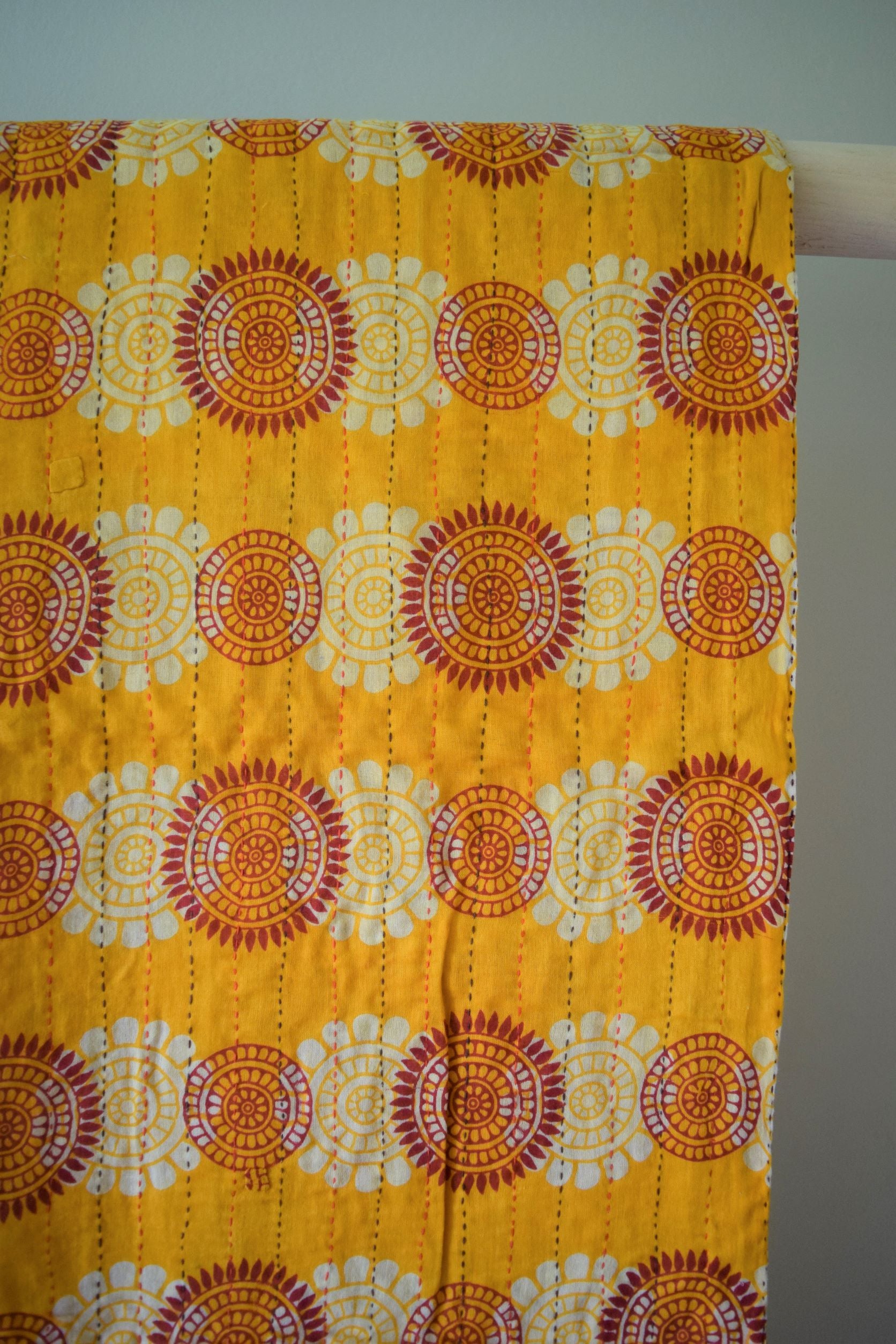 Vintage cotton sari scarves - 2