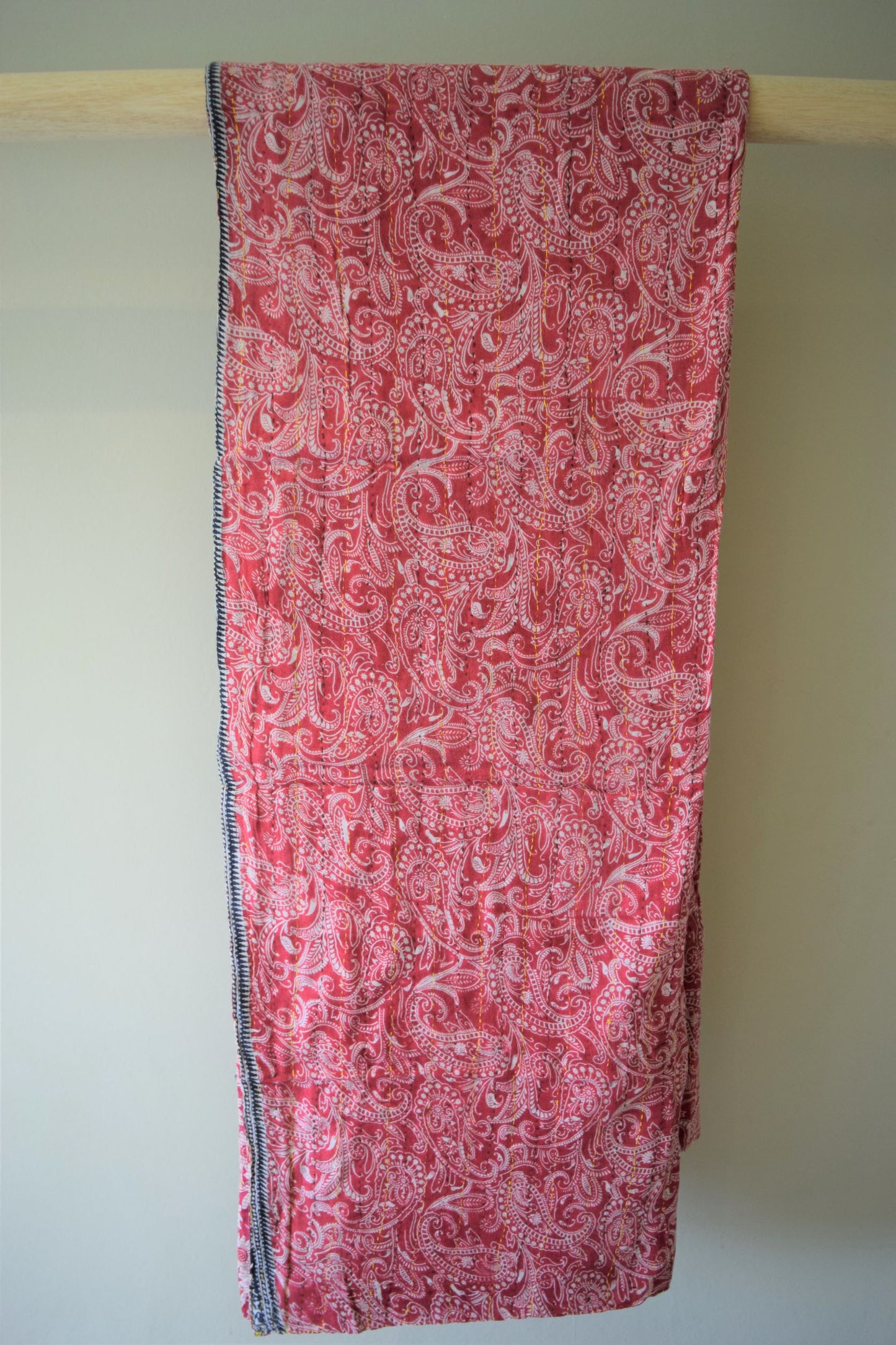 Vintage cotton sari scarves - 4