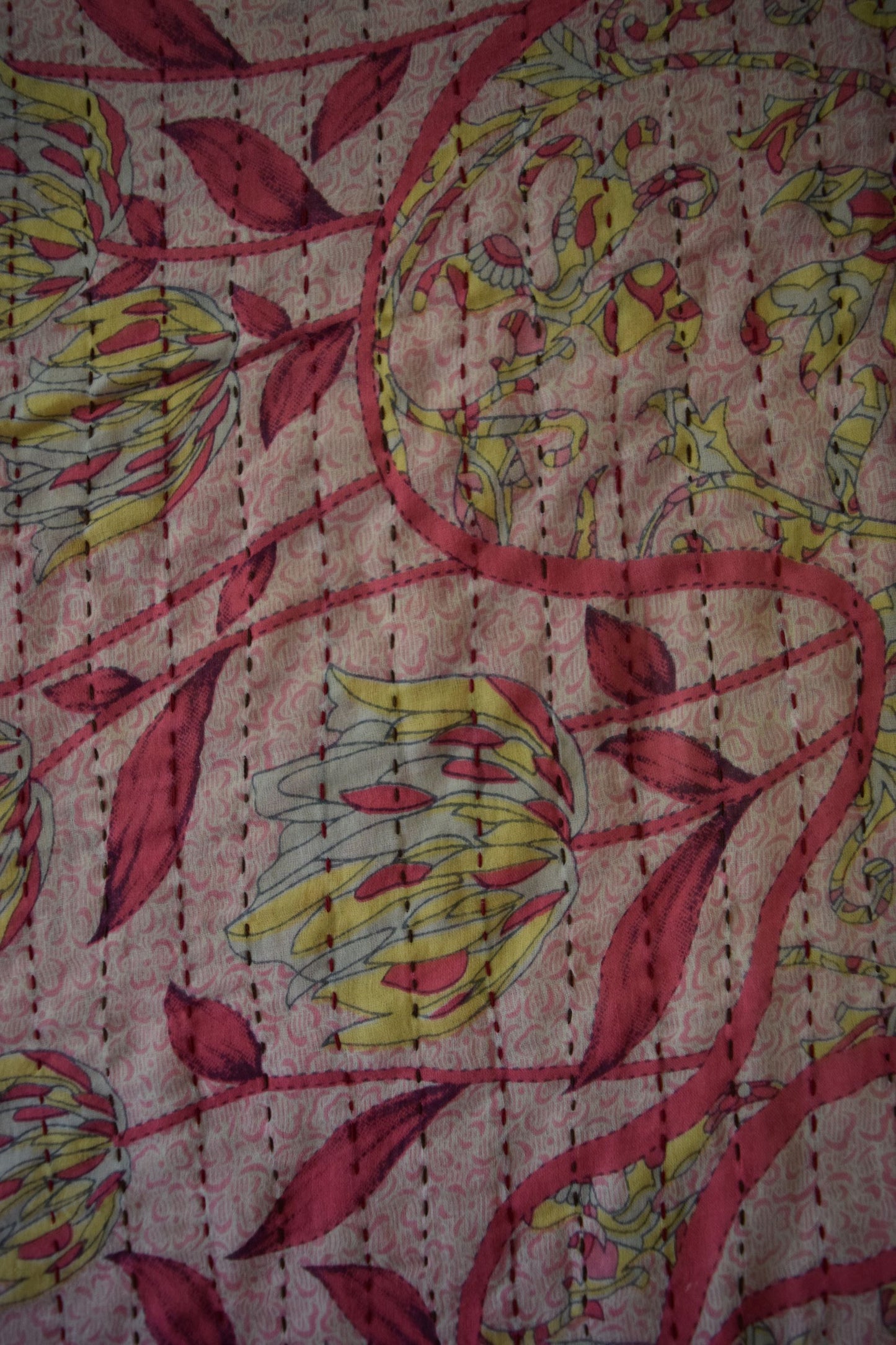 Vintage cotton sari scarves - 5