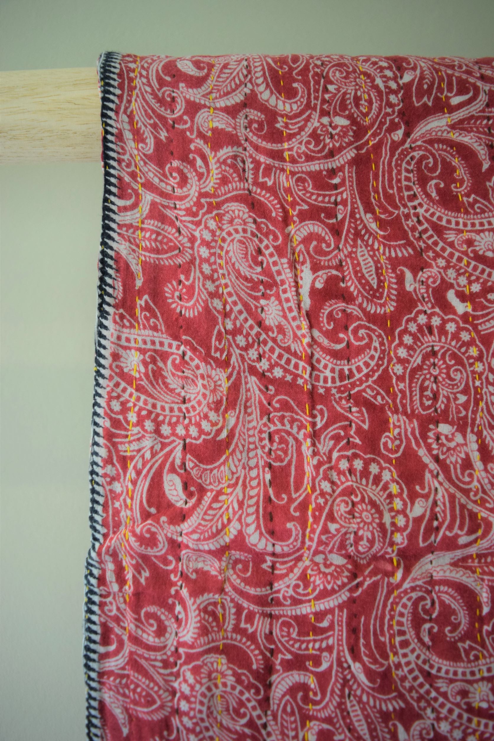 Vintage cotton sari scarves - 2