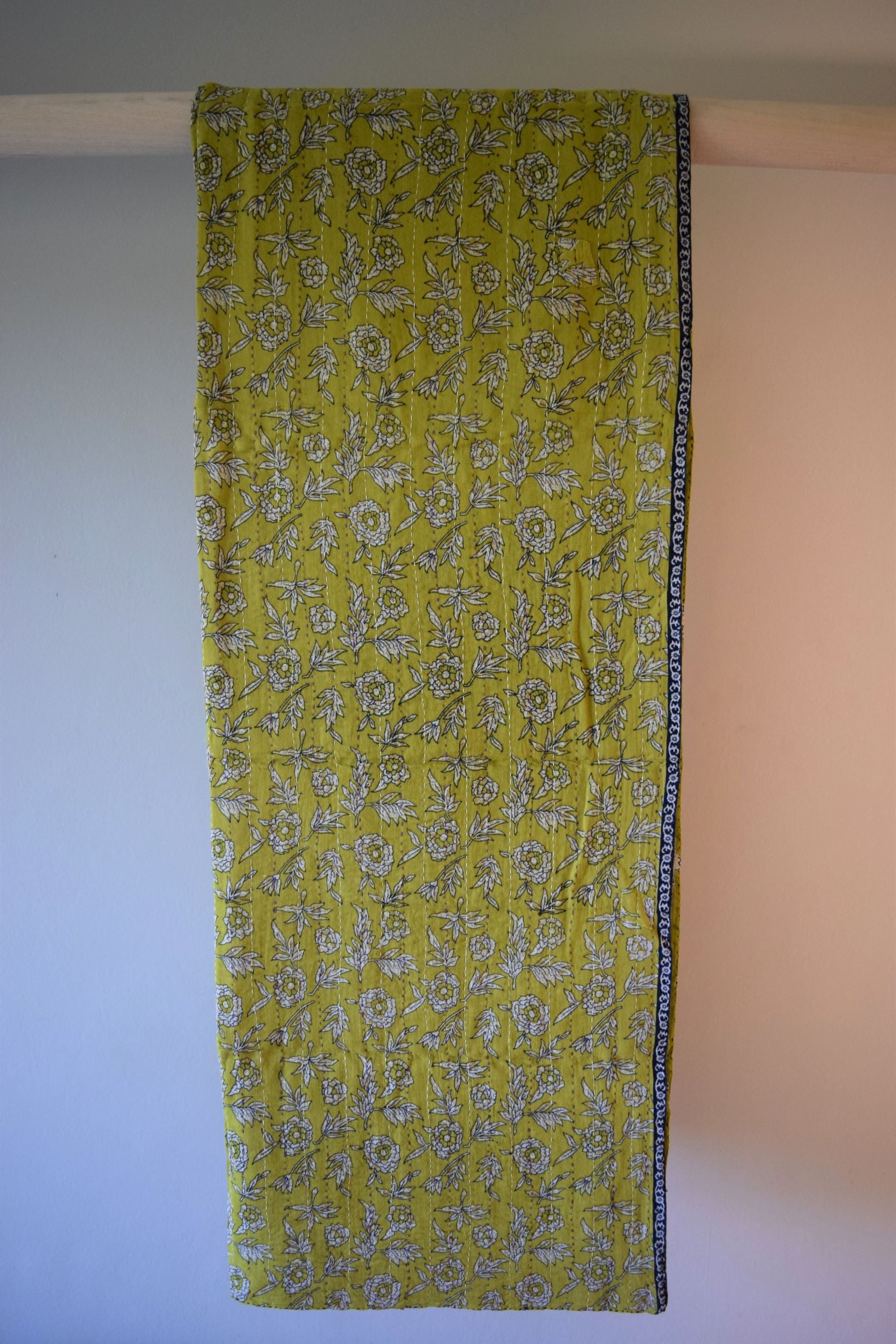 Vintage cotton sari scarves - 3