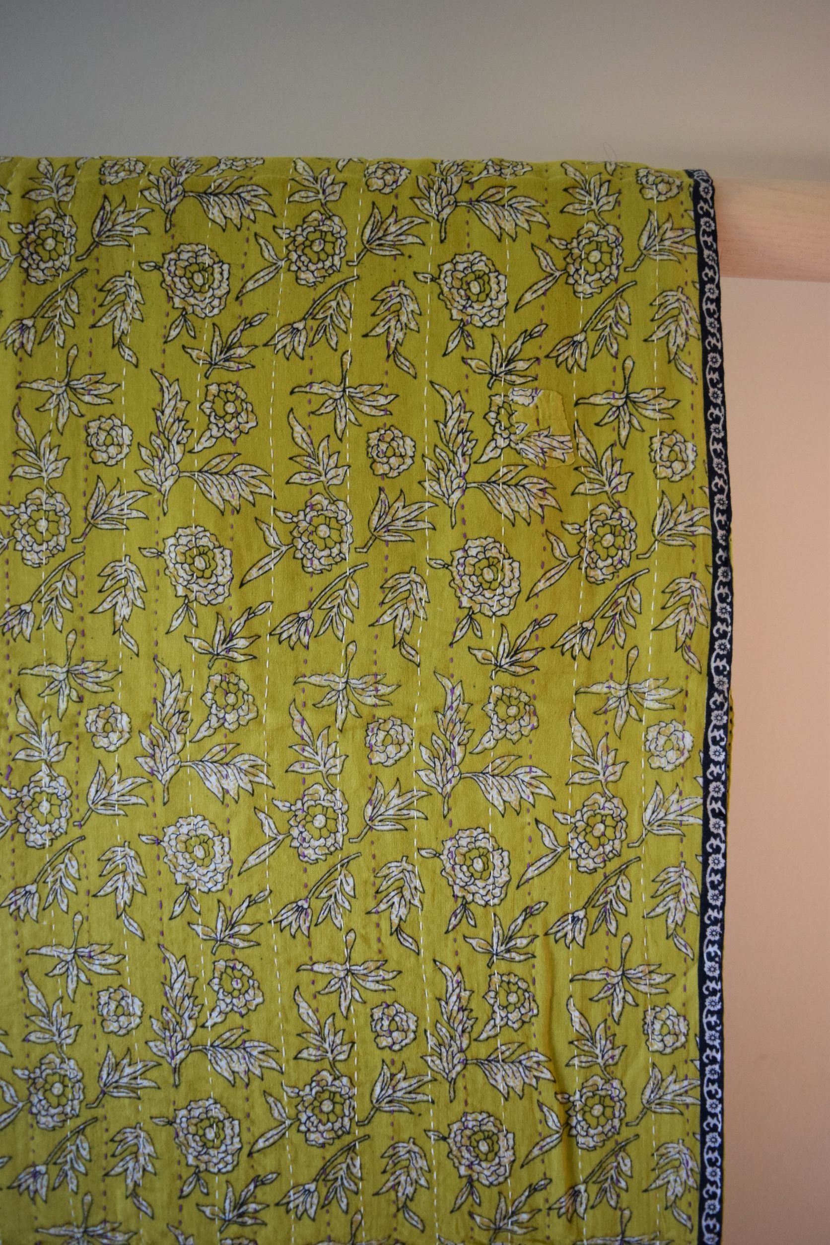 Vintage cotton sari scarves - 1