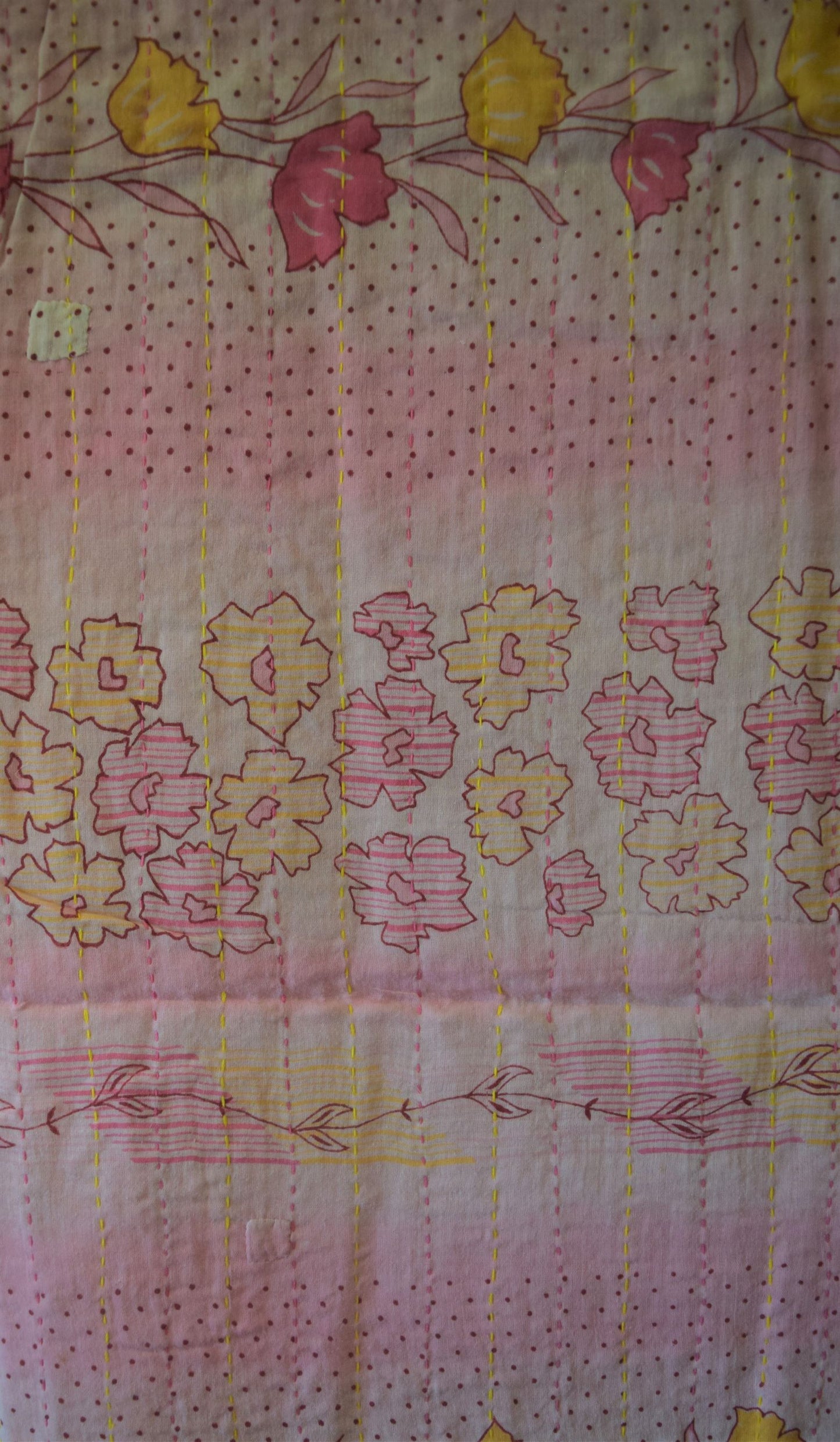 Vintage cotton sari scarves - 7