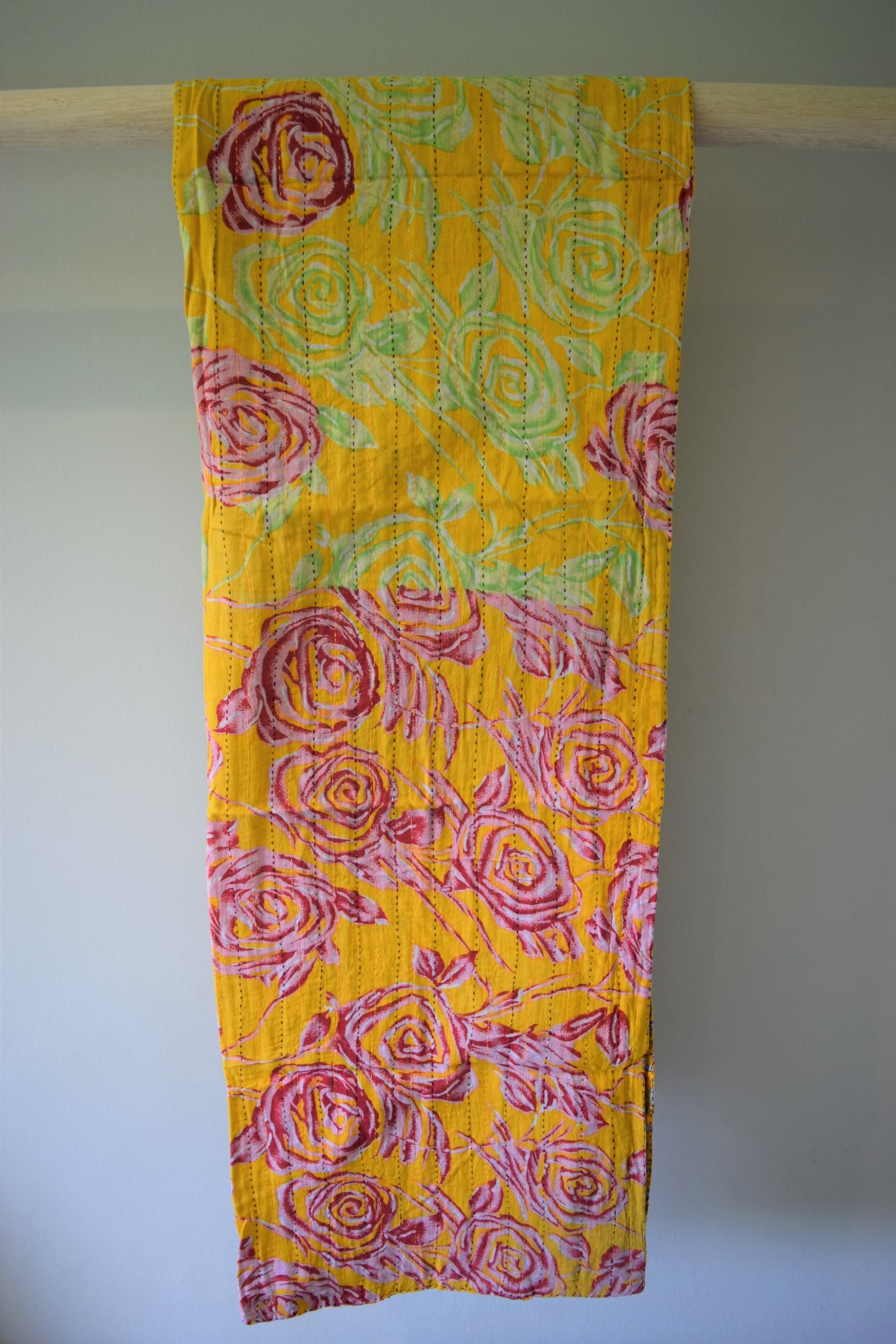 Vintage cotton sari scarves - 2