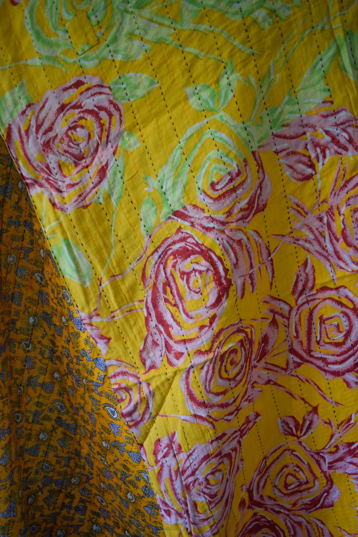 Vintage cotton sari scarves - 6