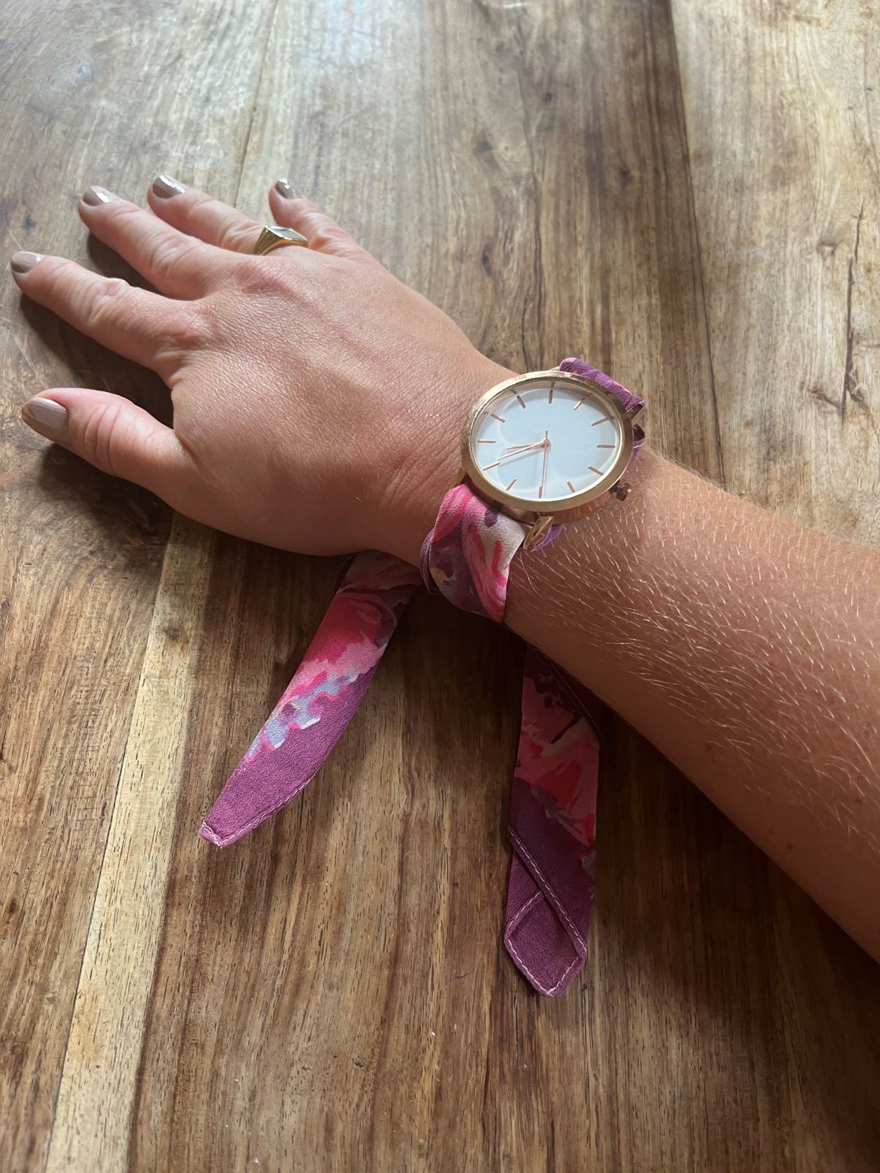 Vintage Silk Ribbon Watch