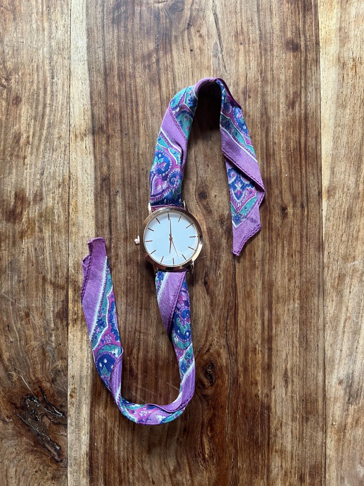 Vintage Silk Ribbon Watch