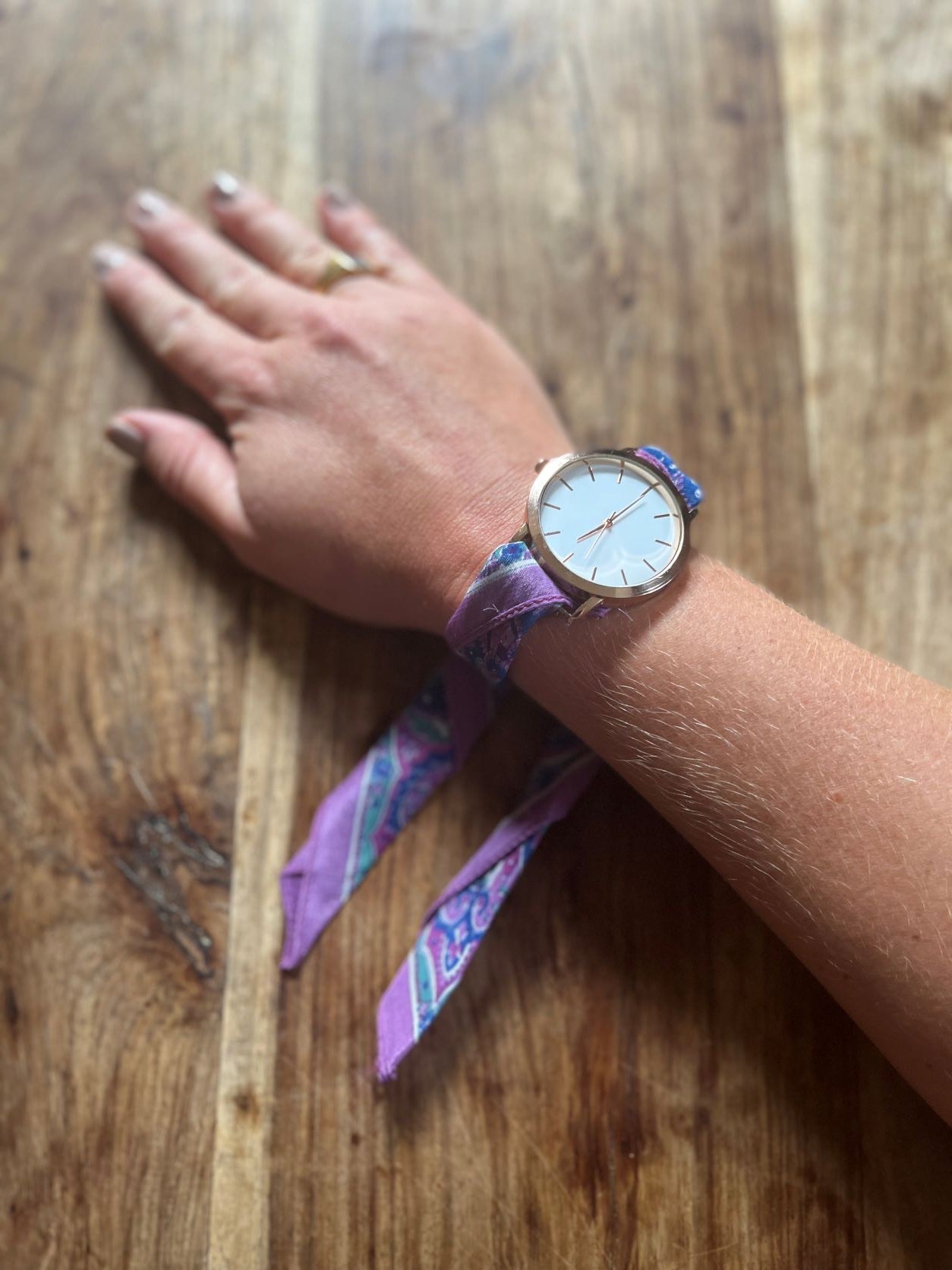 Vintage Silk Ribbon Watch