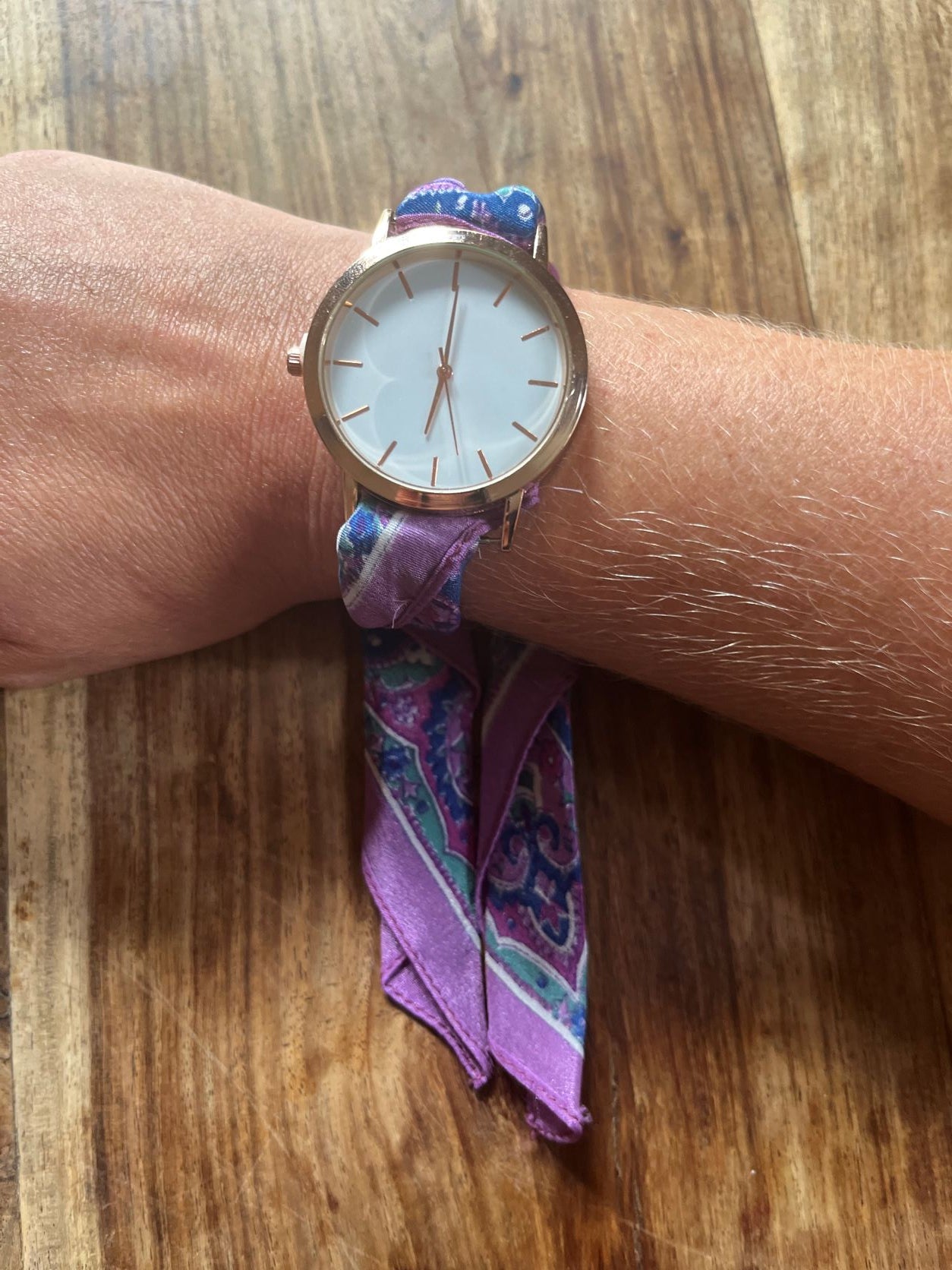 Vintage Silk Ribbon Watch