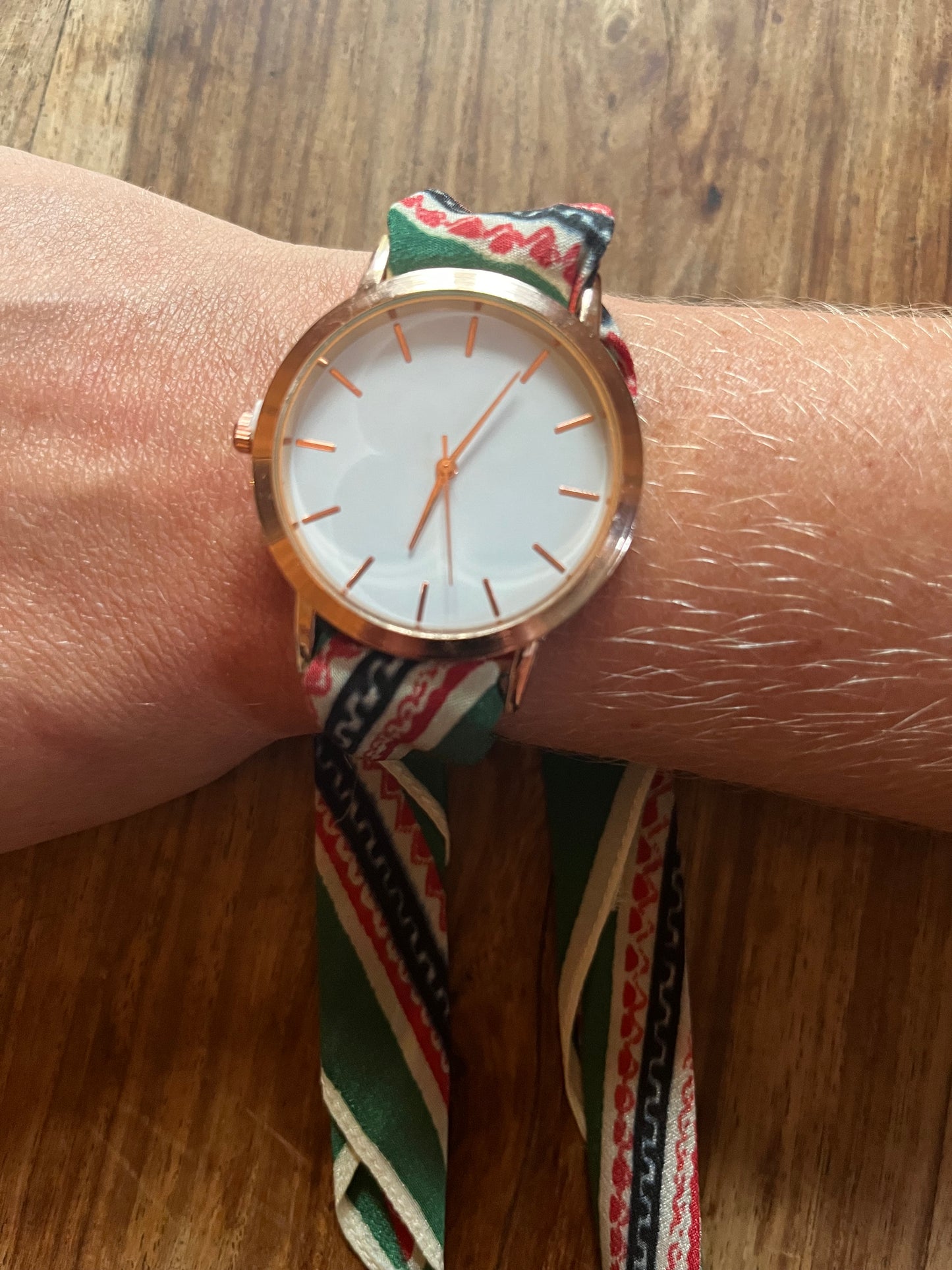 Vintage Silk Ribbon Watch