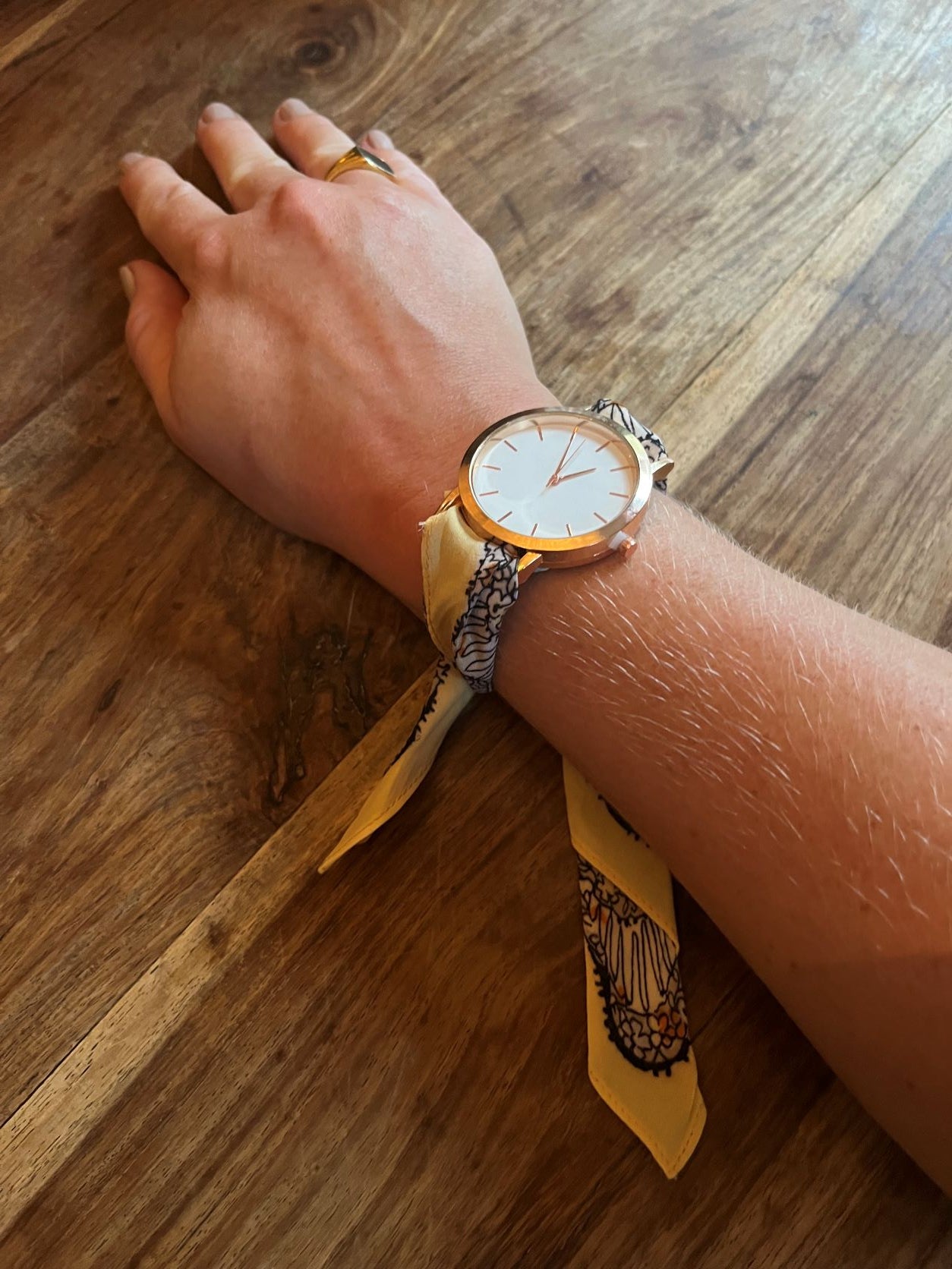 Vintage Silk Ribbon Watch