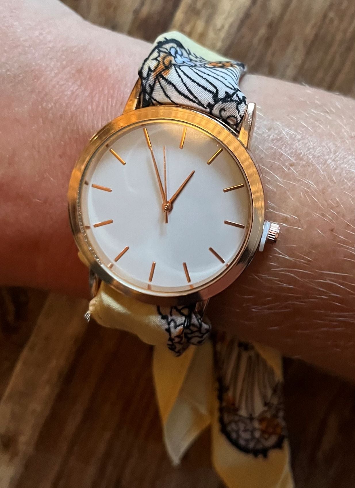 Vintage Silk Ribbon Watch