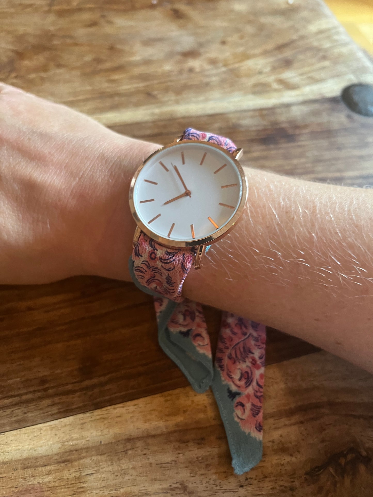 Vintage Silk Ribbon Watch