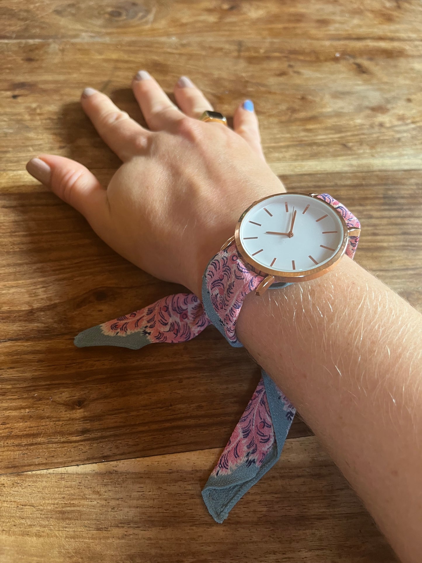 Vintage Silk Ribbon Watch