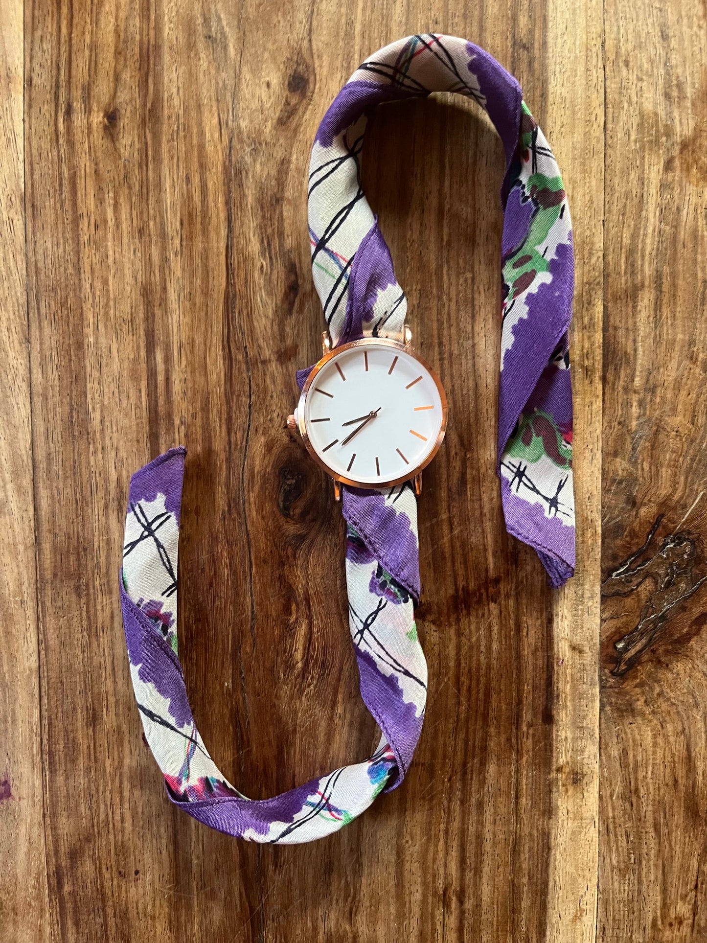 Vintage Silk Ribbon Watch