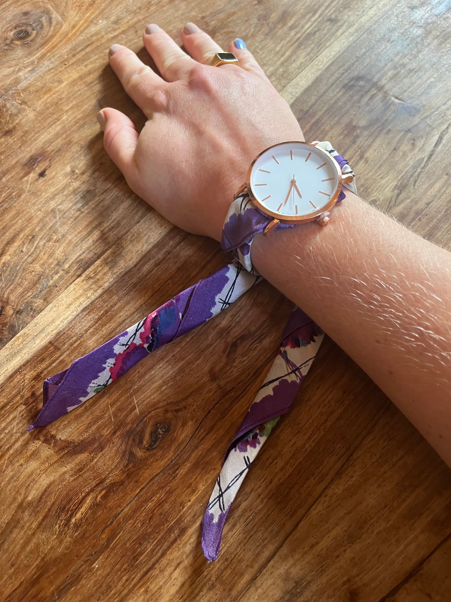 Vintage Silk Ribbon Watch