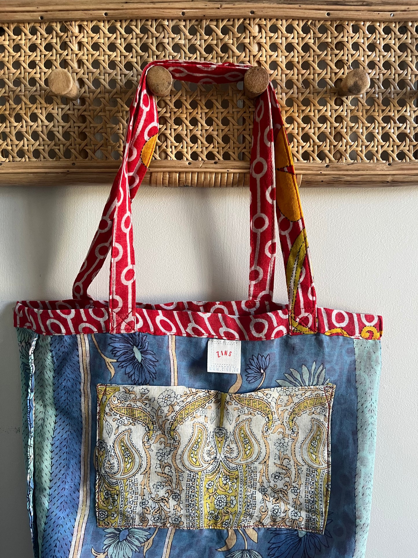 Vintage Sari Tote Bag